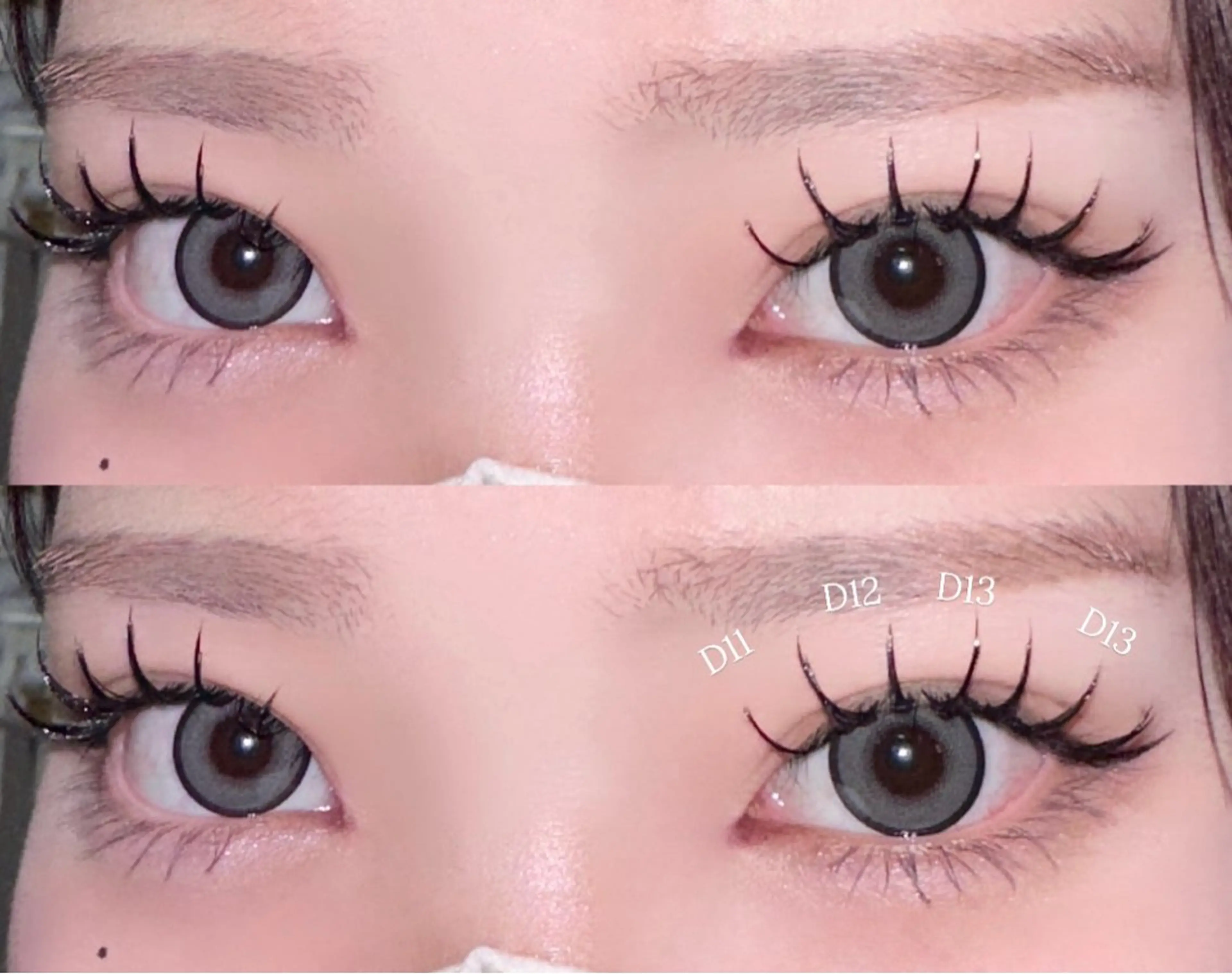 【仕上がり写真撮影OKな方限定】3Dラッシュ80束(240本)トリートメント束感仕上げ 3500円の写真