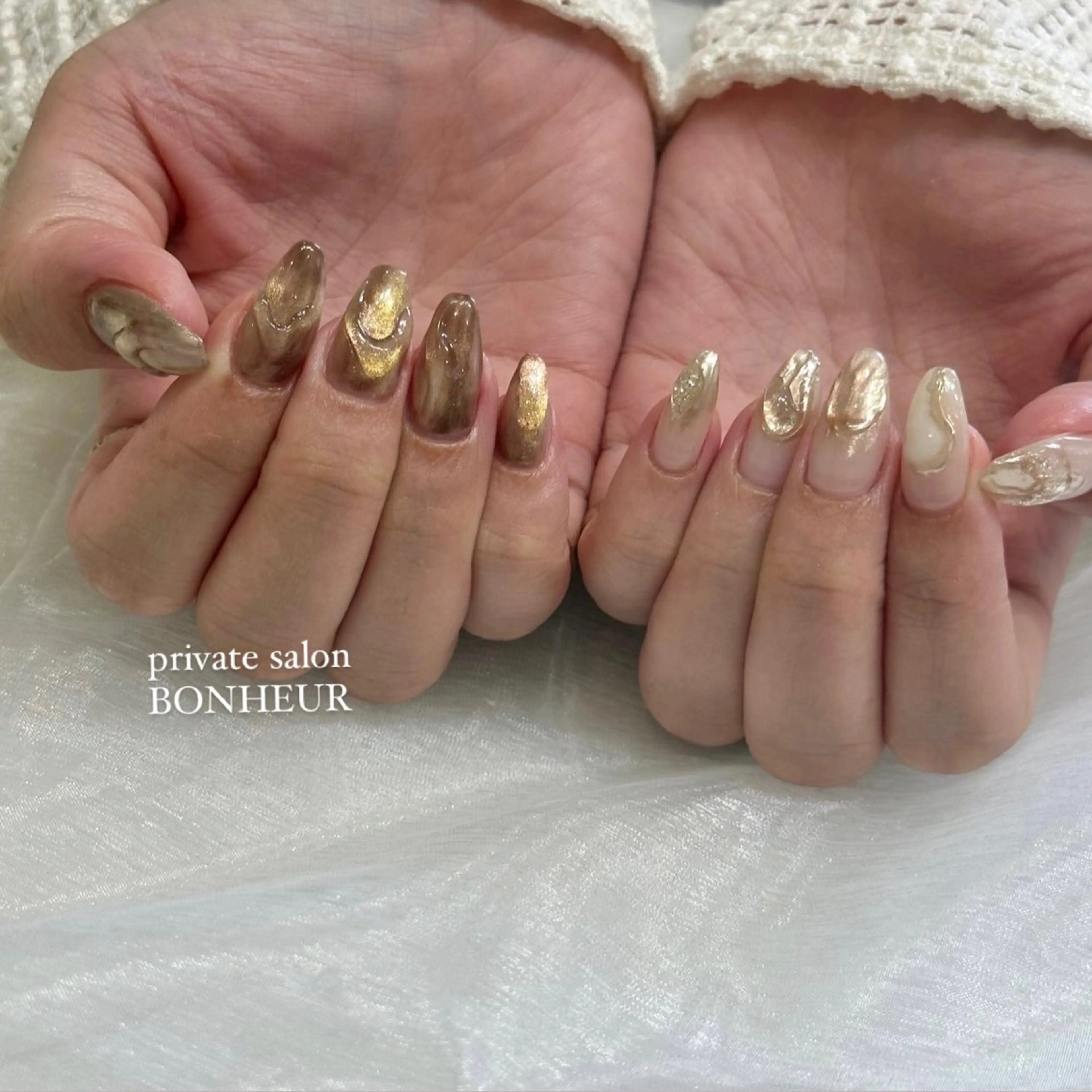 ネイル ハンドネイル BONHEUR Annaのネイルデザイン