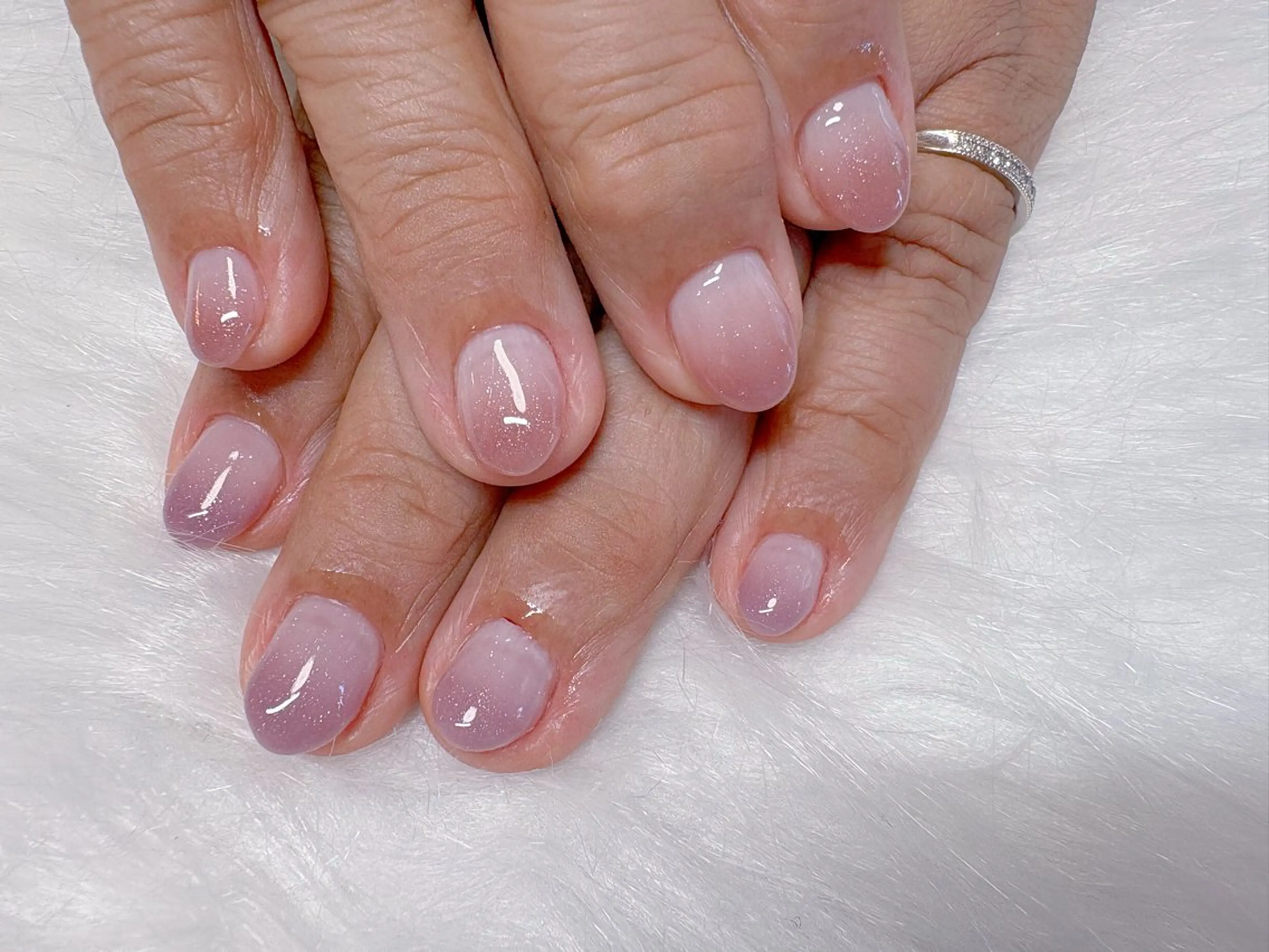 ネイル ラメ(グリッター) ハンドネイル エン Nail salonのネイルデザイン