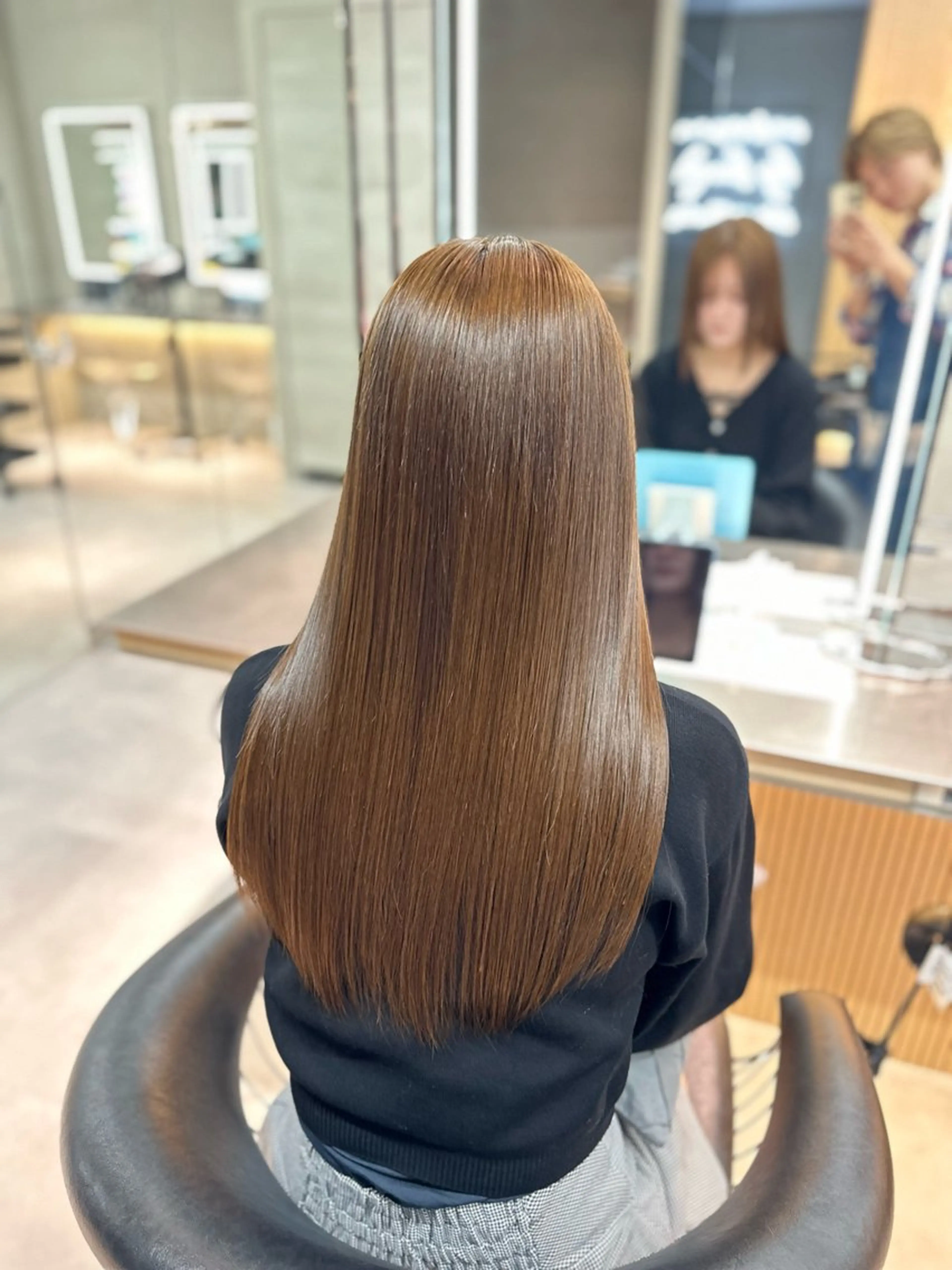 🌈カット+ブリーチ縮毛矯正+3STEPTR🌈 ✨お客様に合ったお薬を選定し、ダメージを減らして施術していきます✨の写真