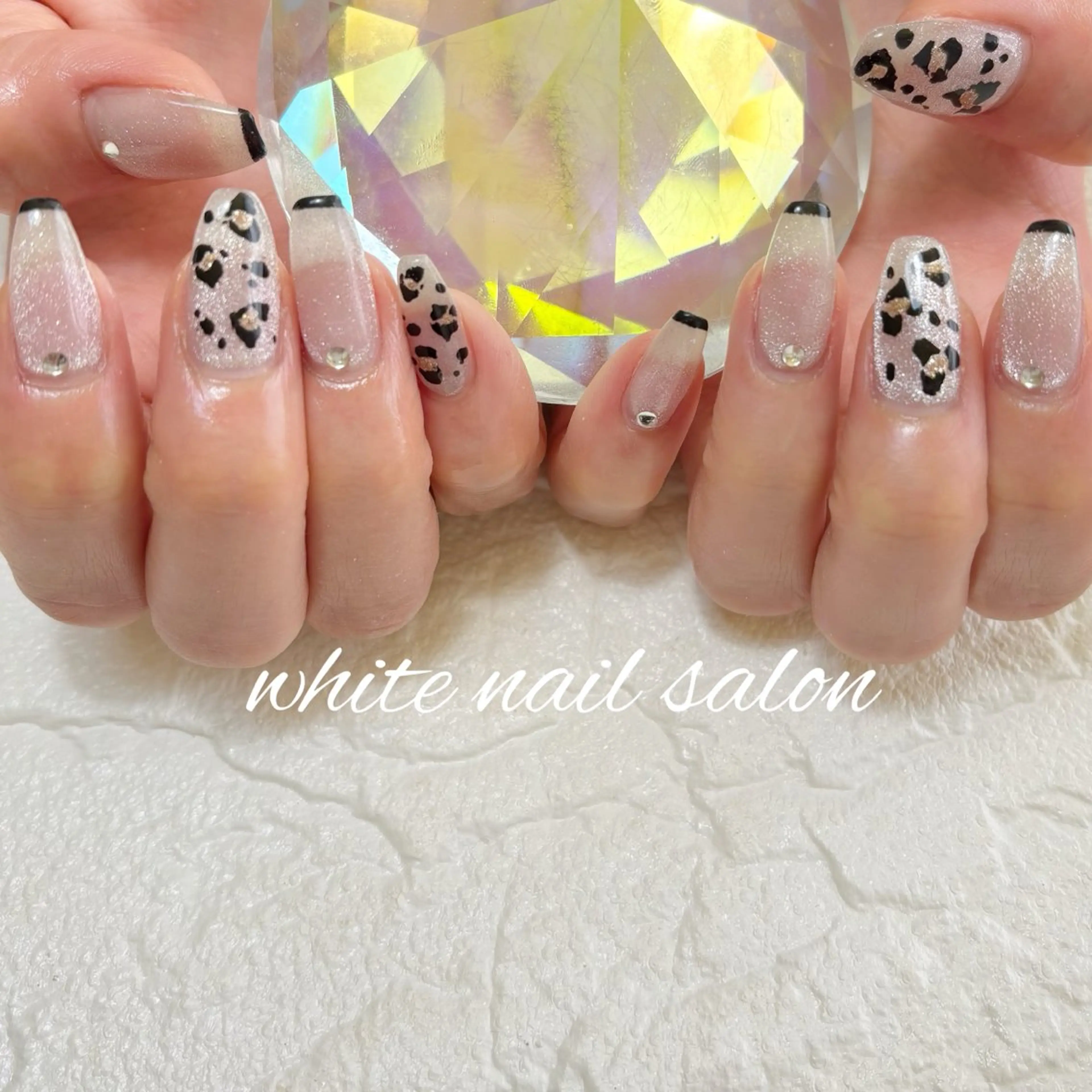 ネイル フットネイル ラメ(グリッター) 持ち込み ハンドネイル white nail salonのネイルデザイン