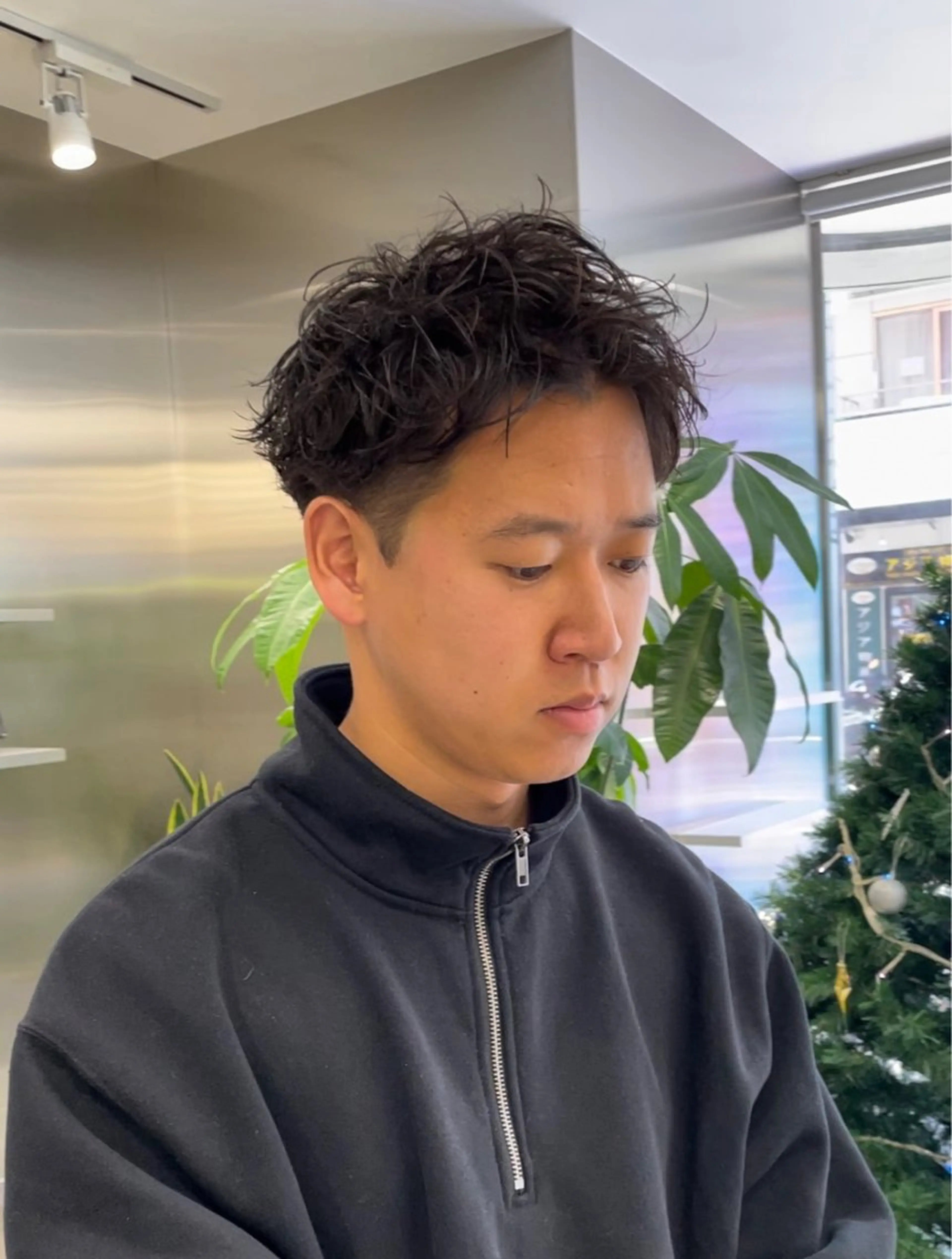 ショート パーマ メンズ カット パーマ 【圧倒的センス】 まる/メンズカラーのヘアスタイル