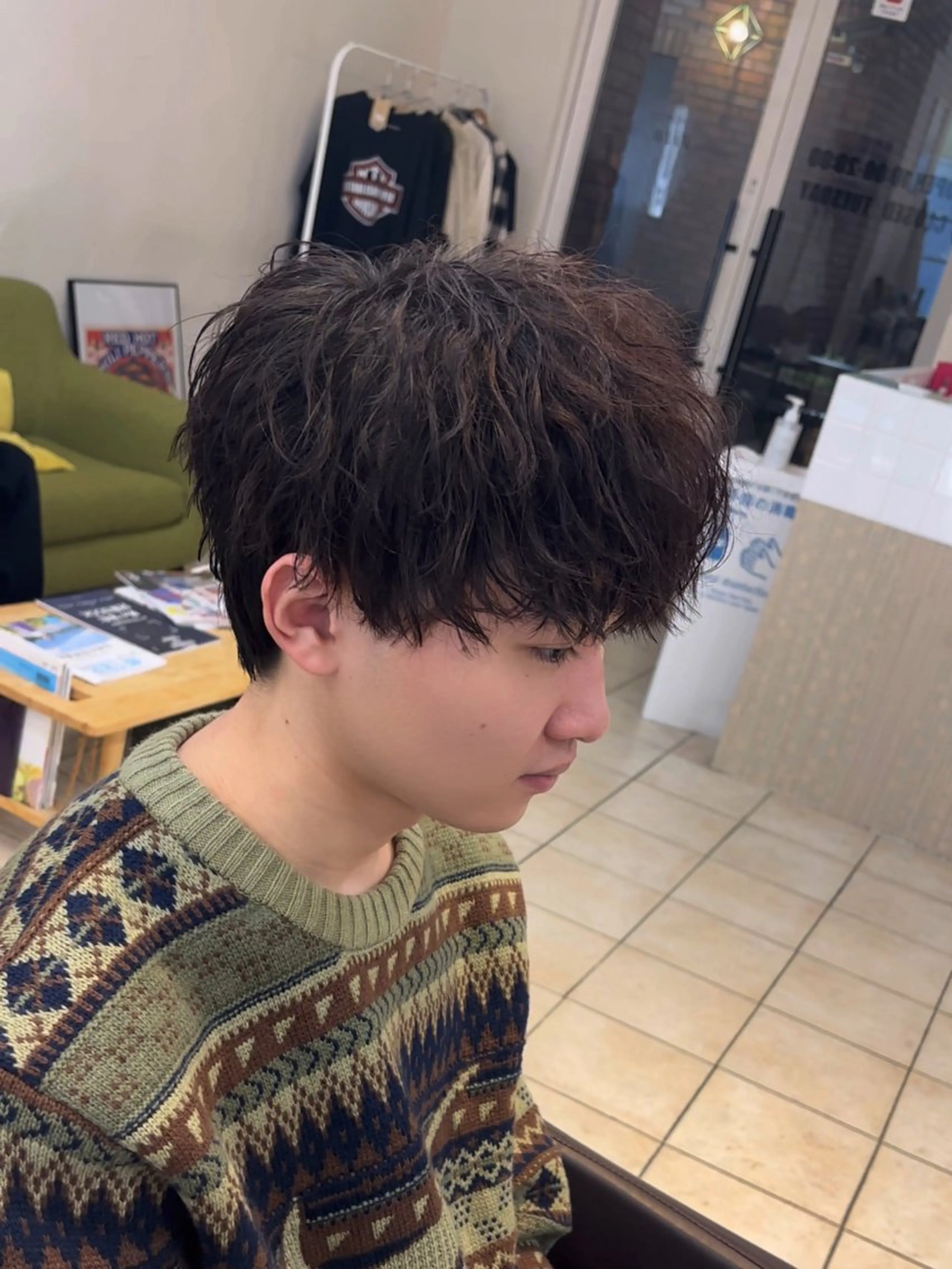 ショート パーマ メンズ メンズパーマ 👑大宮メンズパーマ No.1Mizukiのヘアスタイル