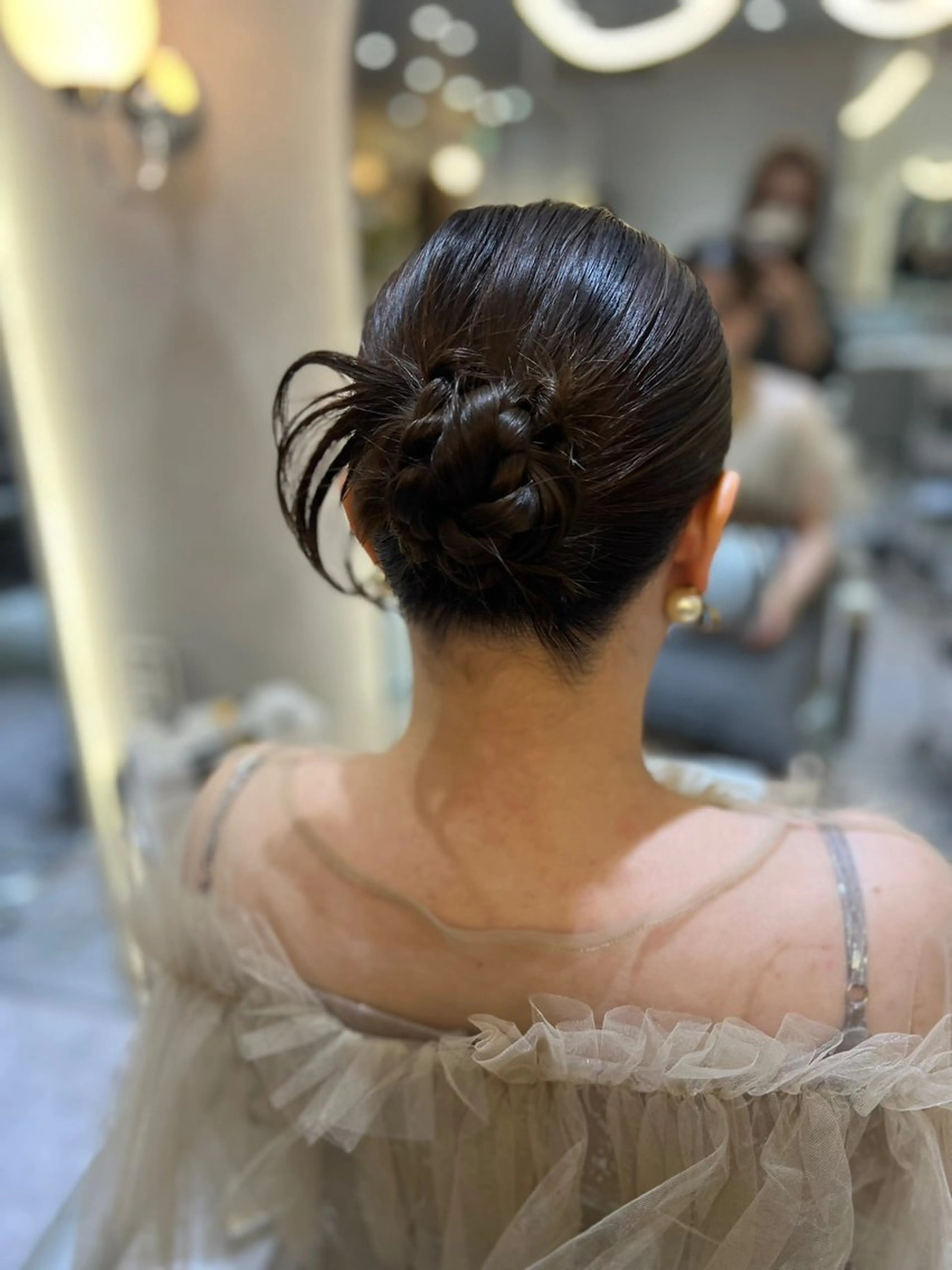 ミディアム ヘアアレンジ ヘアセット COMOREVI hair salon所属・KANA🌿透明感/ レイヤーcut🌿のヘアスタイル