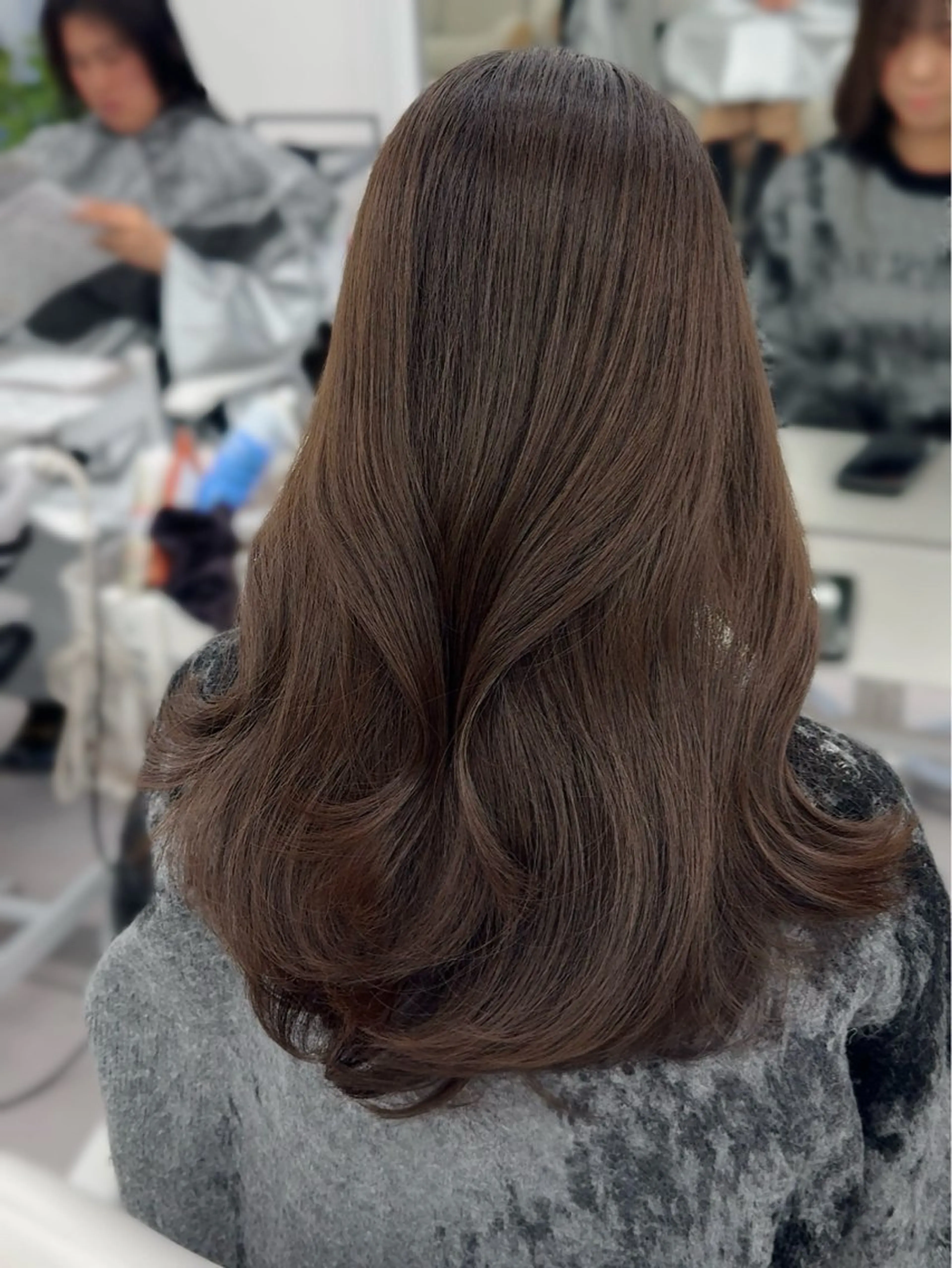 ミディアム カラー ヘアアレンジ カット ヘアカラー トリートメント 最小顔周り&レイヤー 特化/池袋/kokiのヘアスタイル