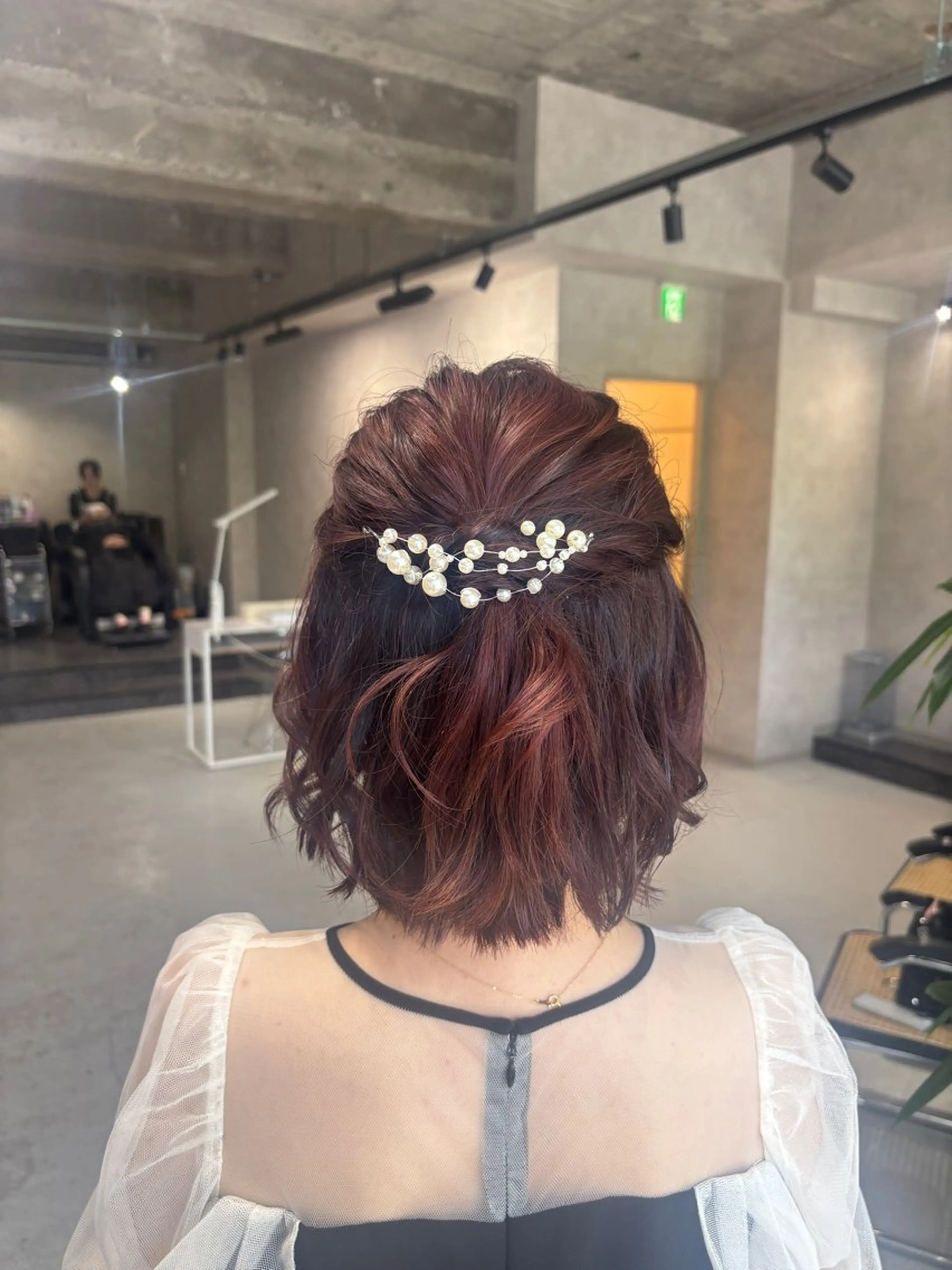ヘアセット《ハーフアップ》🎀の写真
