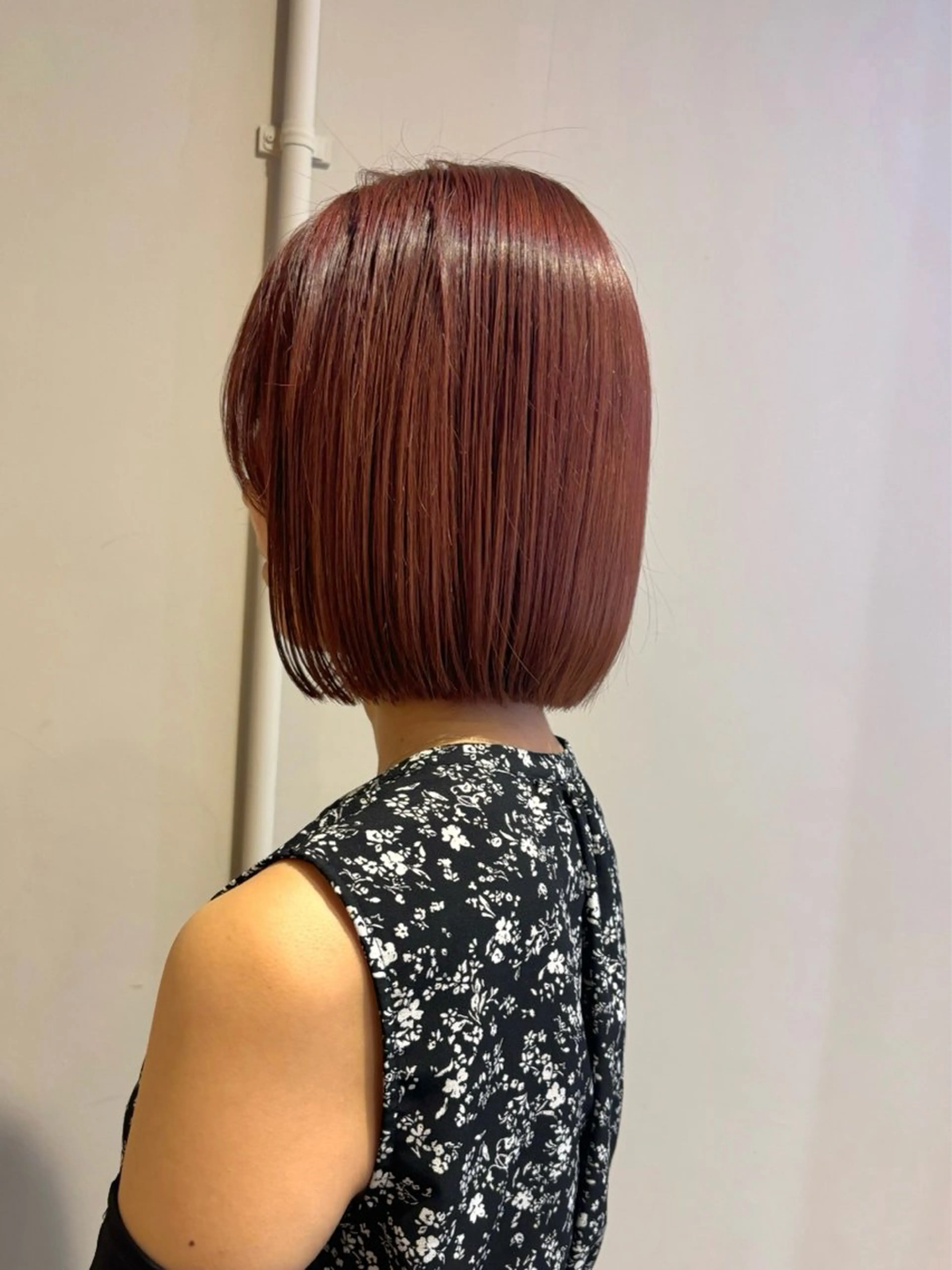 ミディアム ピンクラベンダー LOREN＋透明感 オリーブhirokoのヘアスタイル