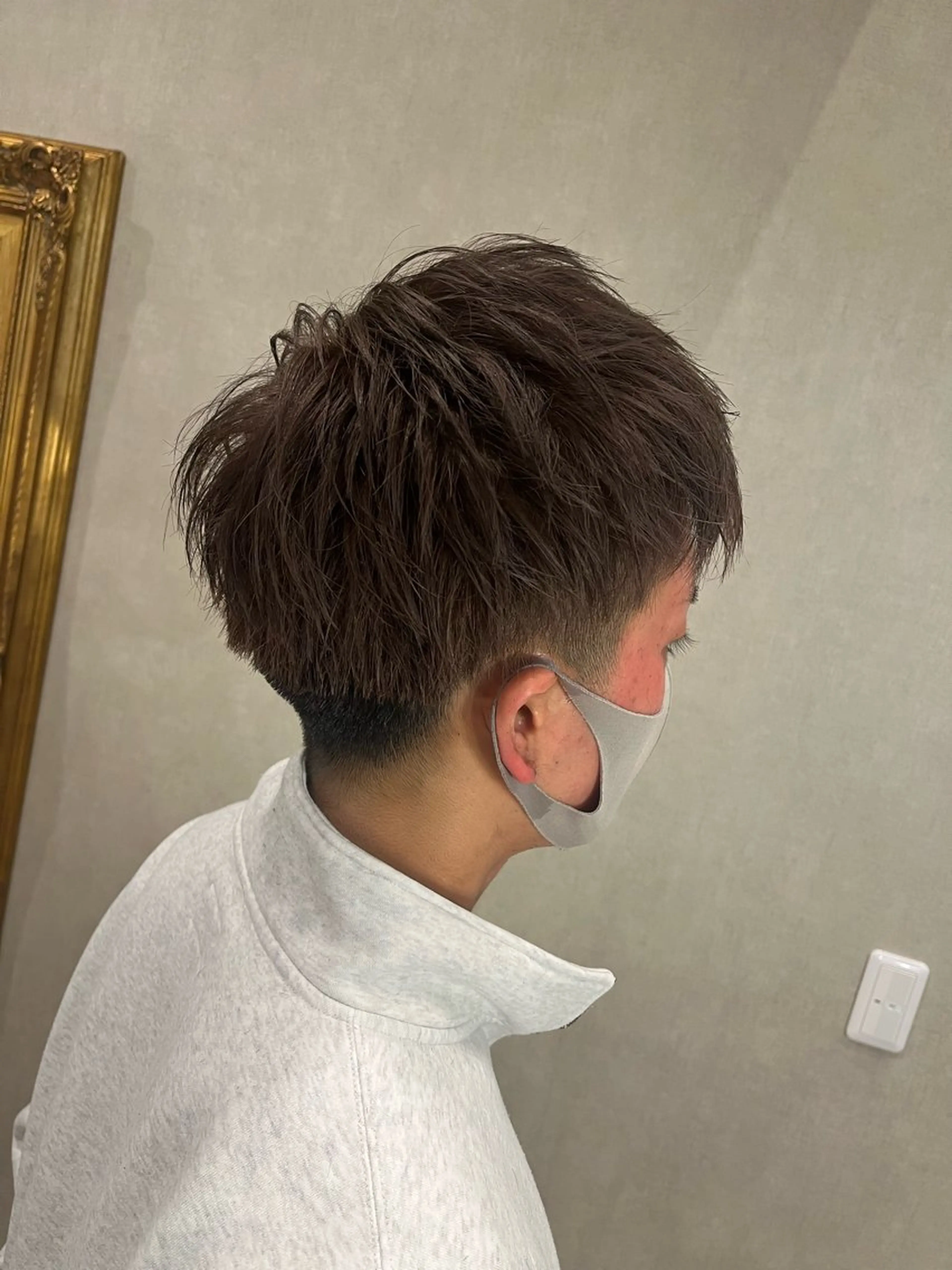 ショート メンズ ヘアカラー Calbari 中田 莉紗/奥州市水沢のヘアスタイル