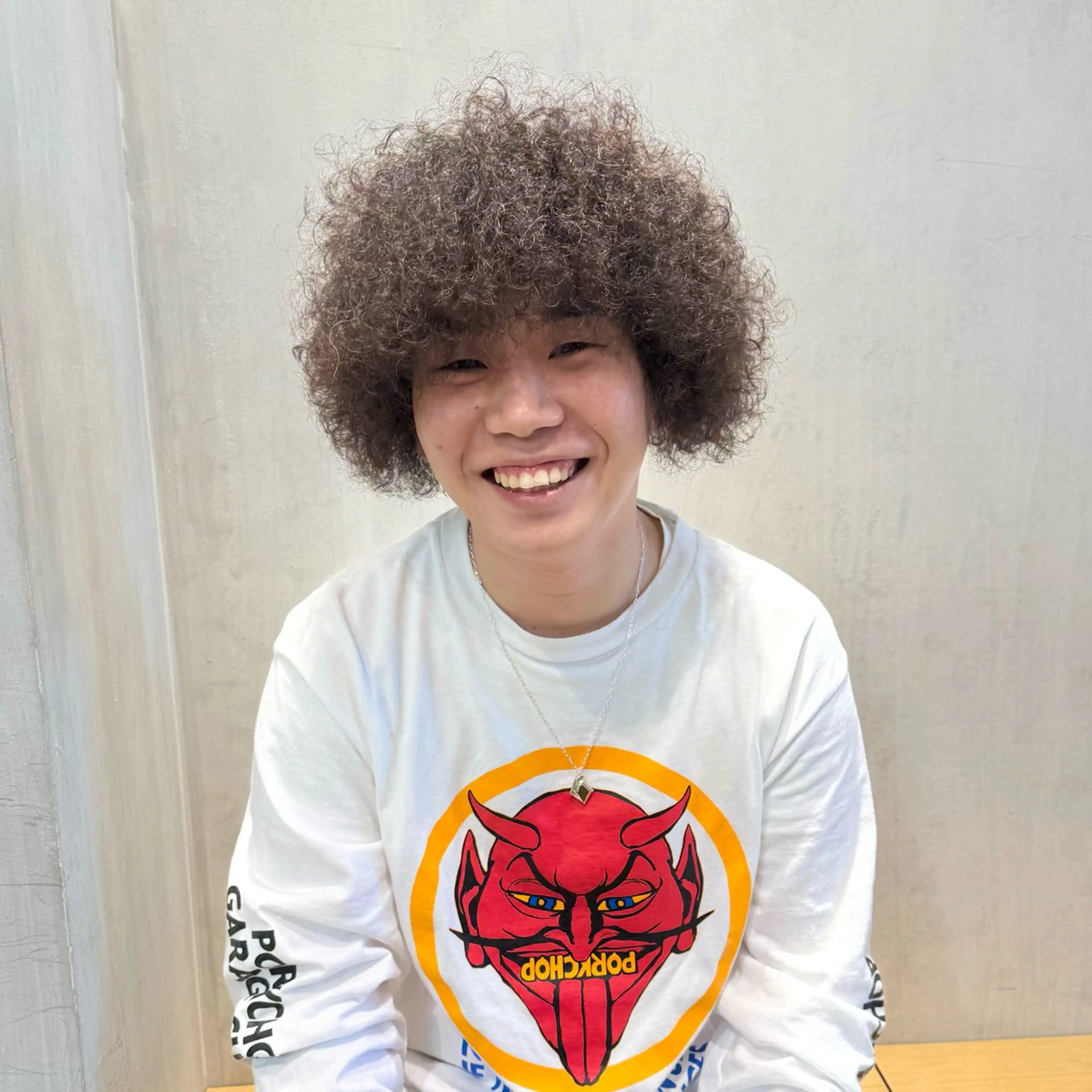 パーマ メンズ メンズパーマ プードルパーマ 刈り上げ プードルパーマ カット パーマ メンズパーマ/メンズ カット/古川晴輝のヘアスタイル