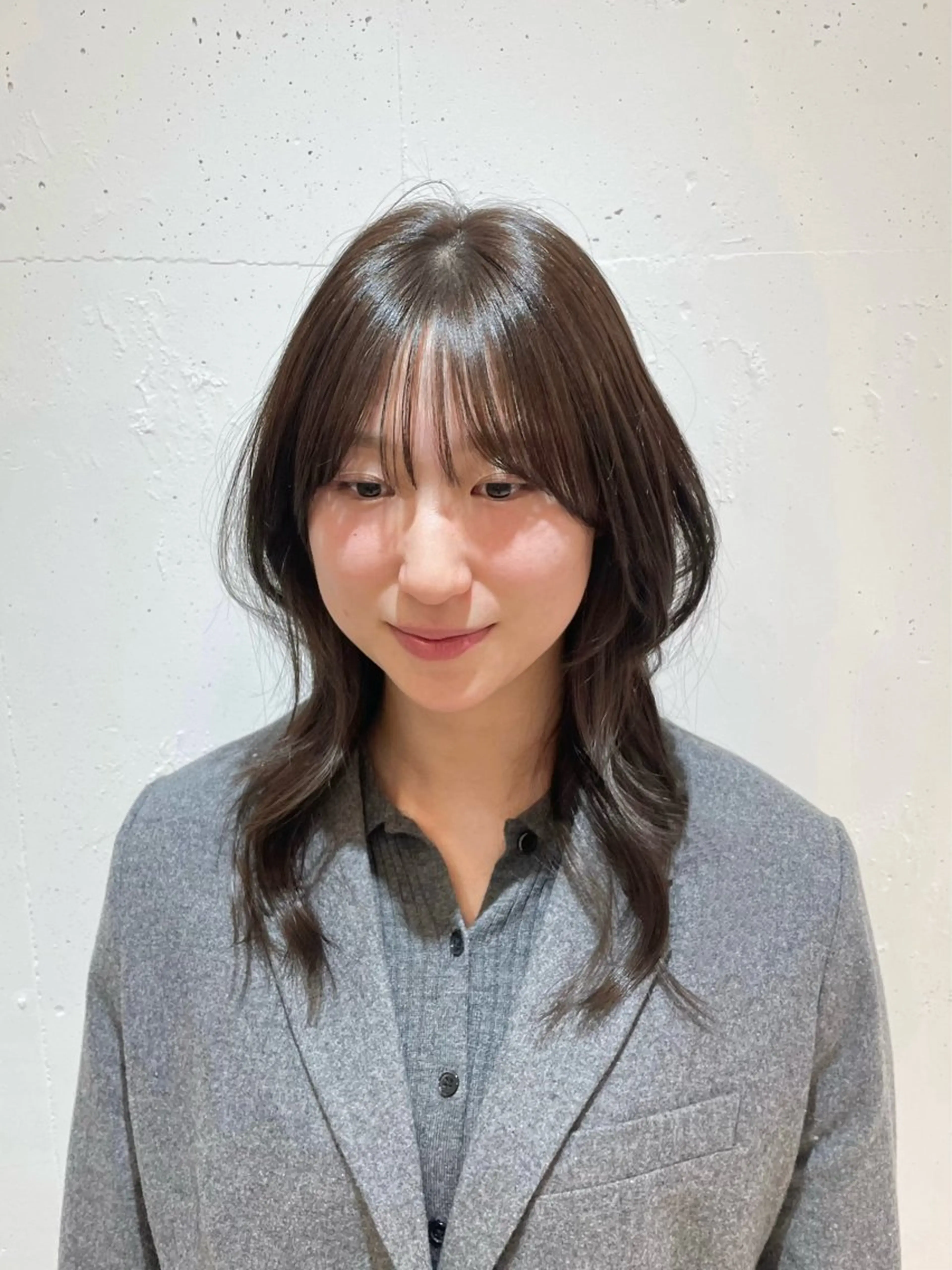 セミロング カラー 透明感カラー ヘアカラー CIECA. suzukaのヘアスタイル