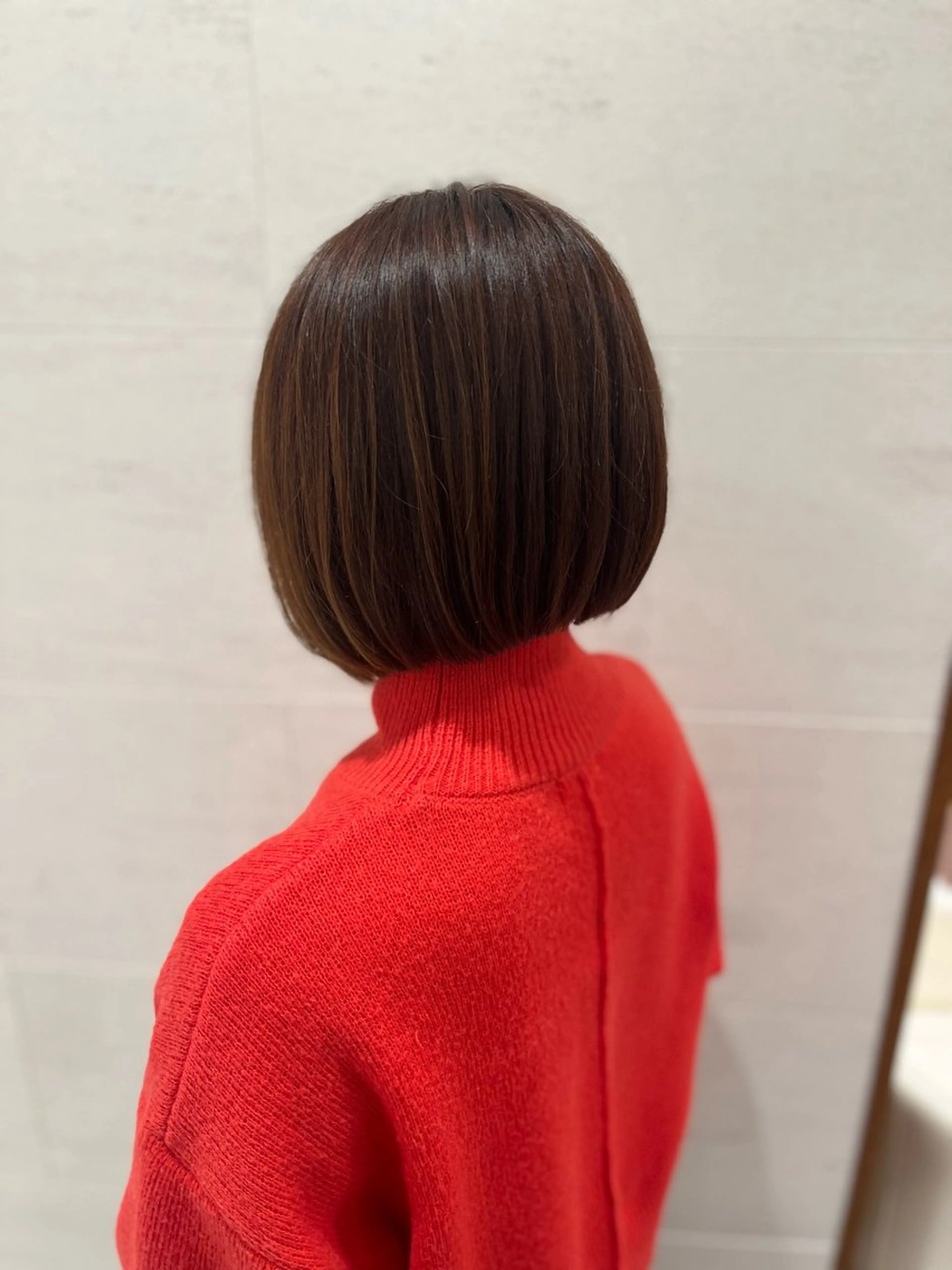 ミディアム ボブ 伊藤 アユミのヘアスタイル