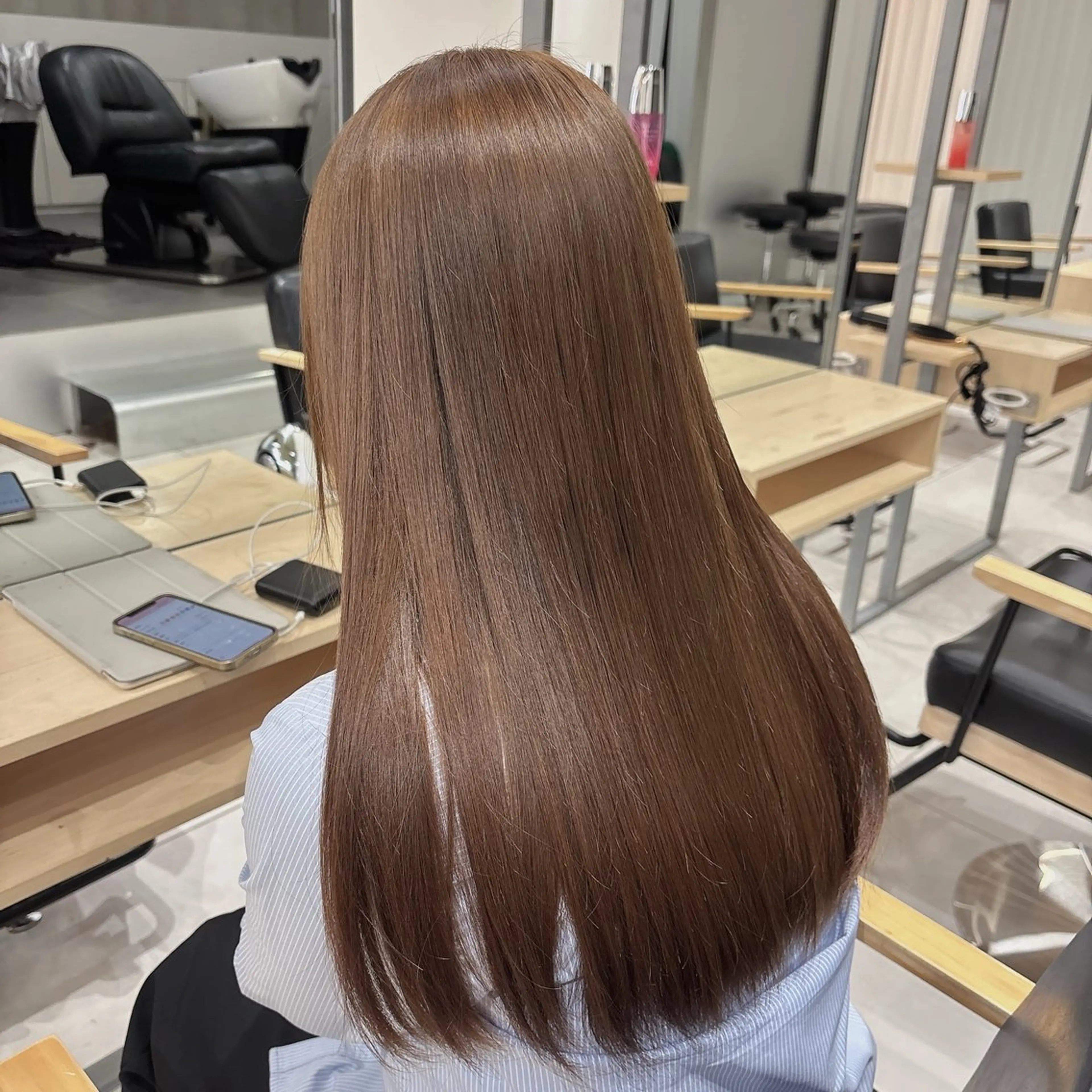 ロング ヘアカラー ヘアセット ゆるふわ透明感カラー 🎀ほの/表参道のヘアスタイル