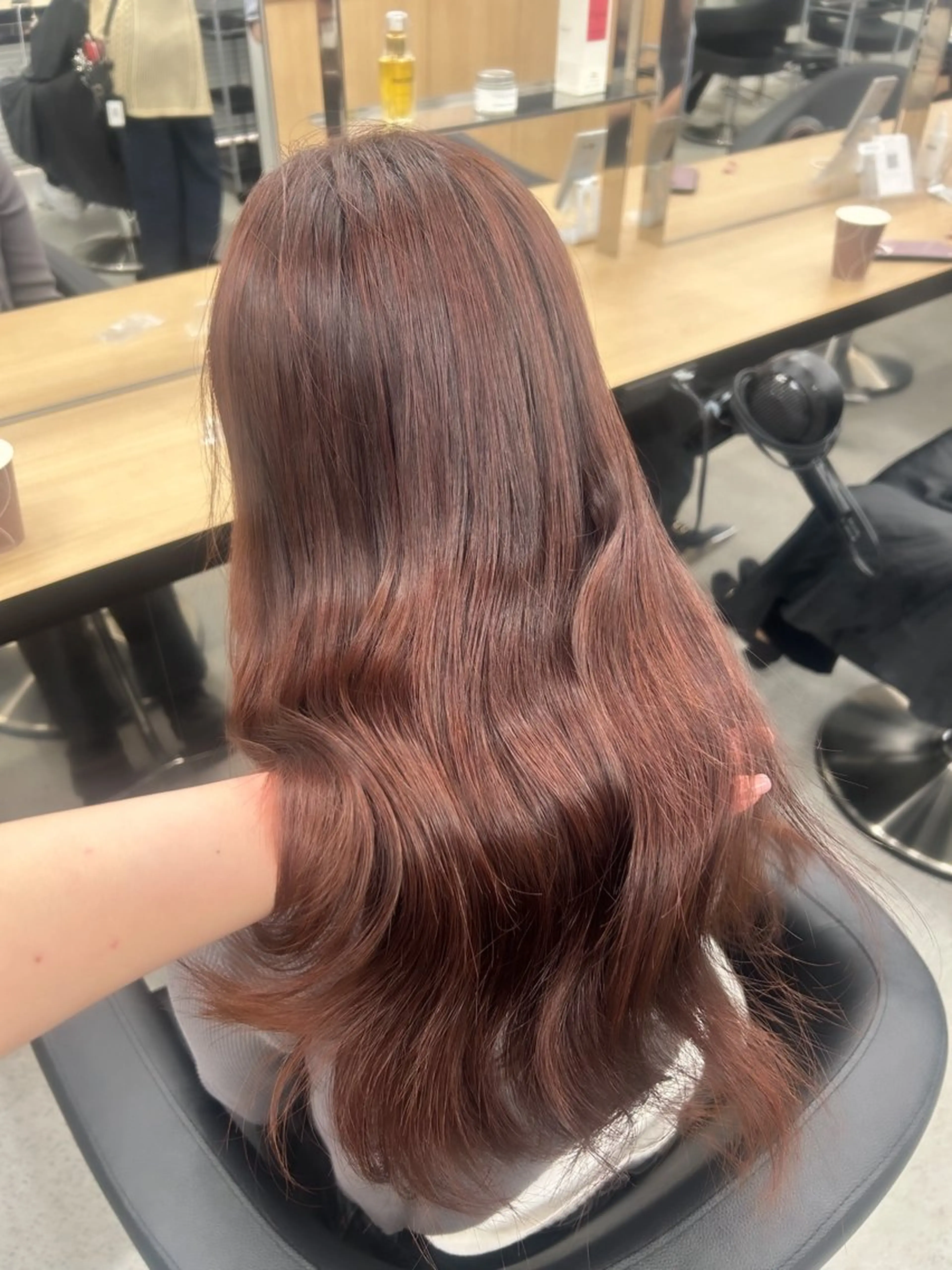 ロング カラー 愛結 暖色カラー🎀🩰のヘアスタイル