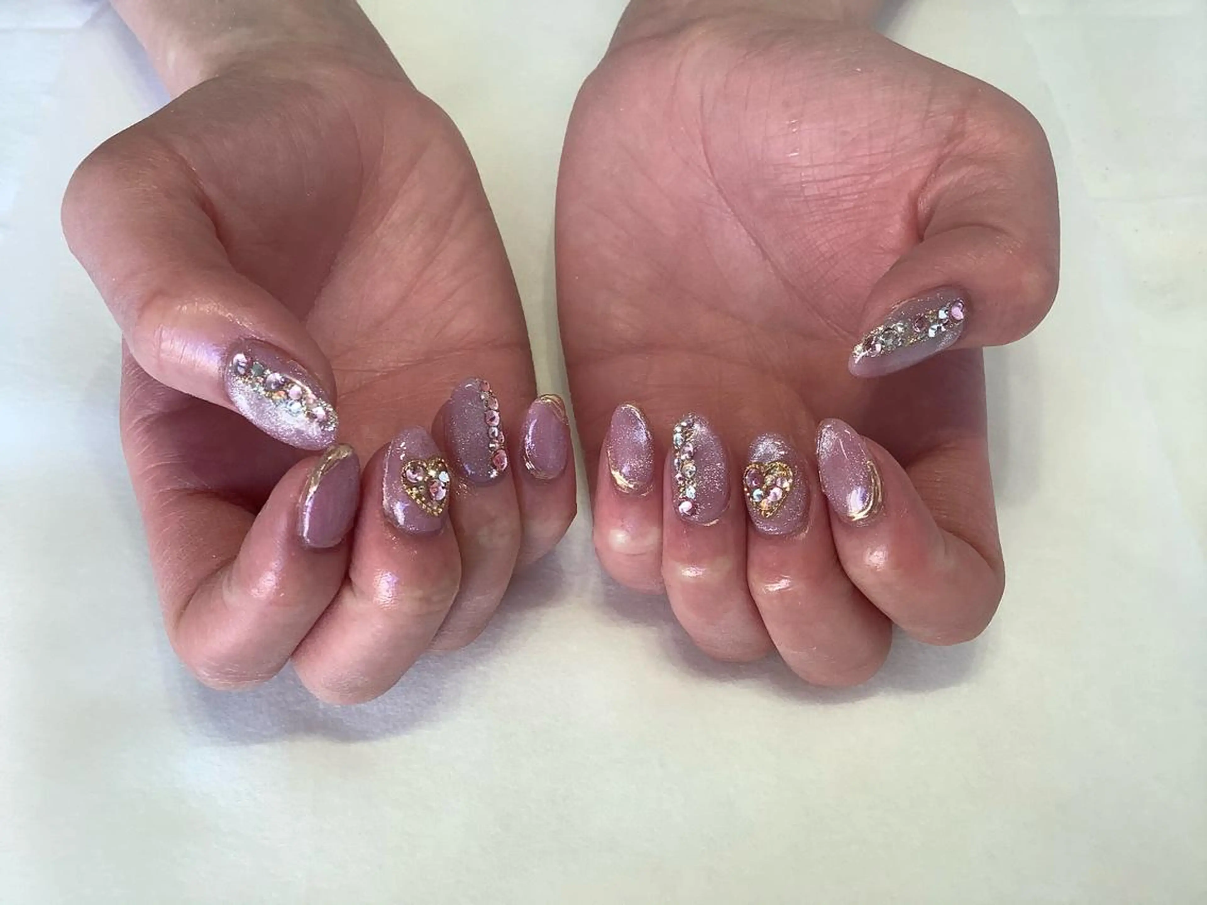 ネイル ハンドネイル 💎🐰 saki. m 🐰💎のネイルデザイン