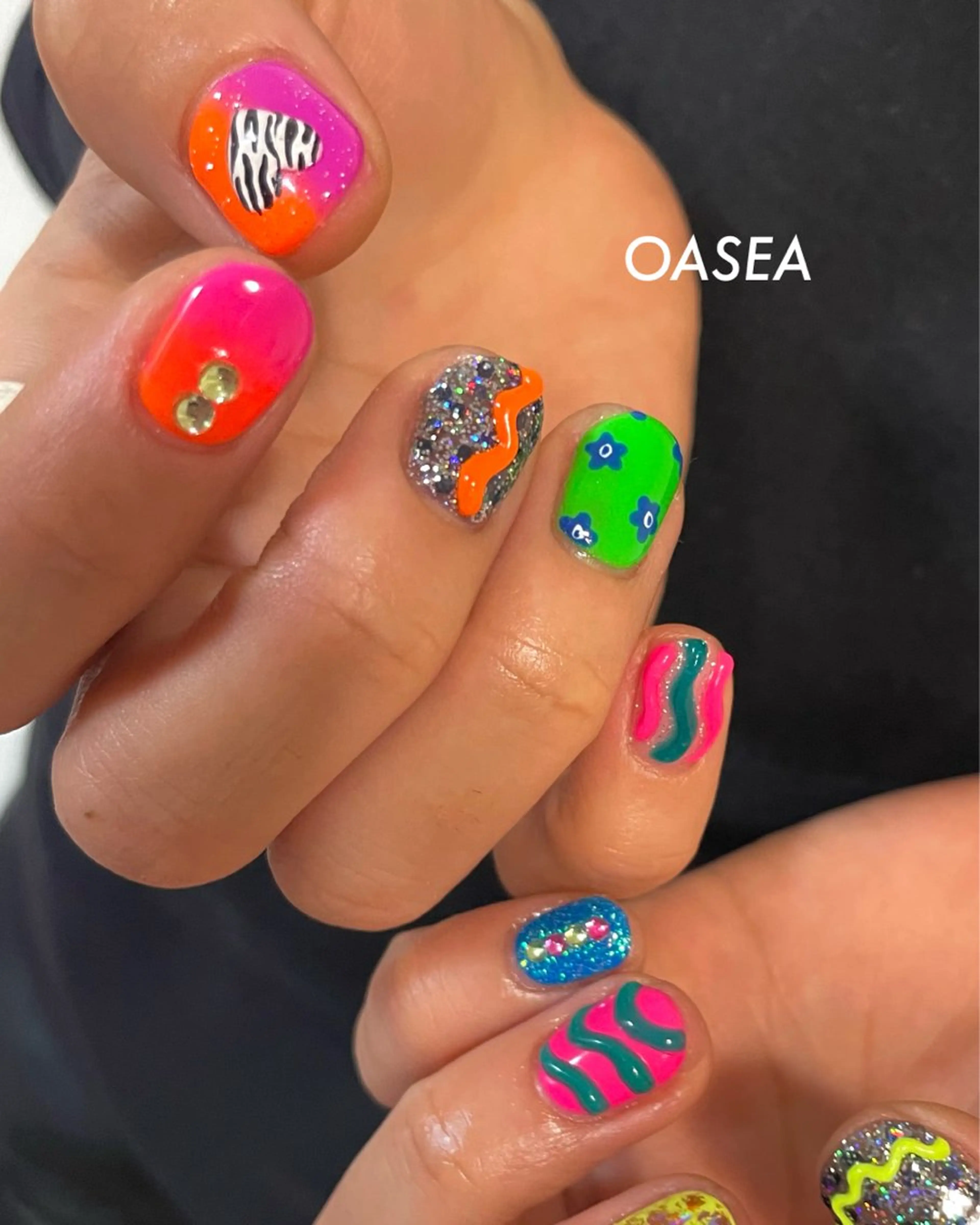 ネイル ハンドネイル 🌞💜 KAORI 🌴のネイルデザイン