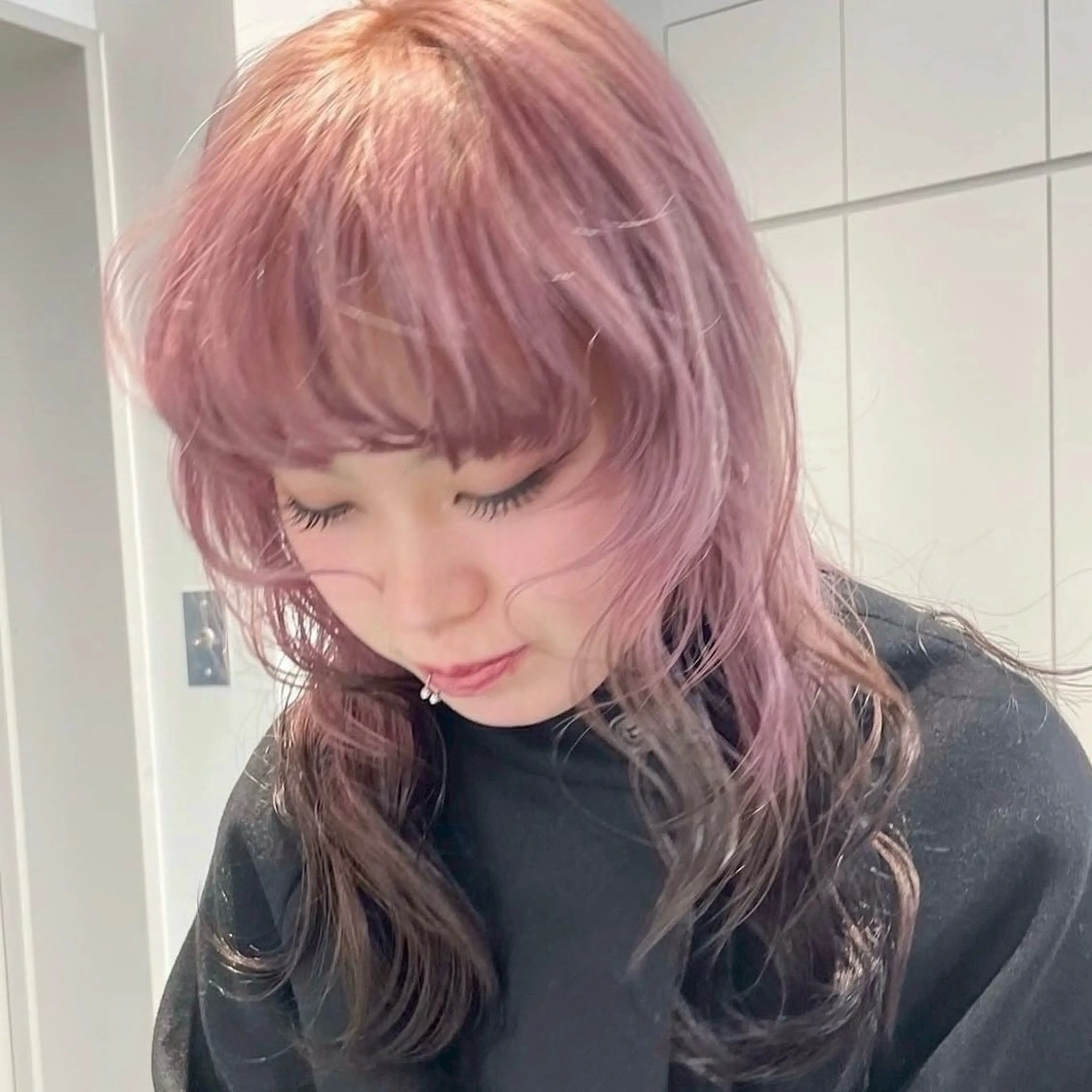 ロング カット ヘアカラー 🌈ハイトーン/レイ ヤーカット🌈チャンのヘアスタイル