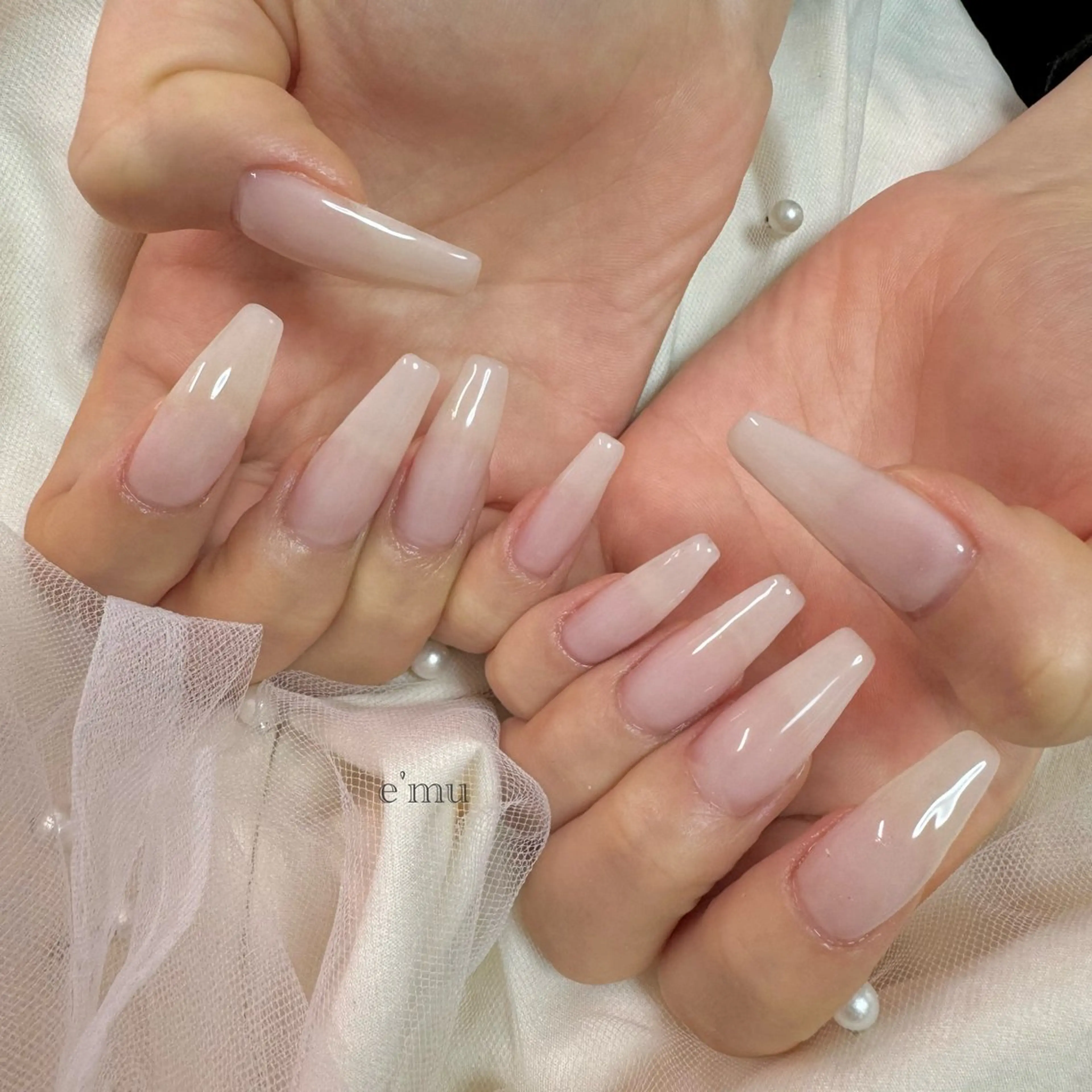 ネイル ワンカラーネイル ハンドネイル nail salon e'mu💐のネイルデザイン