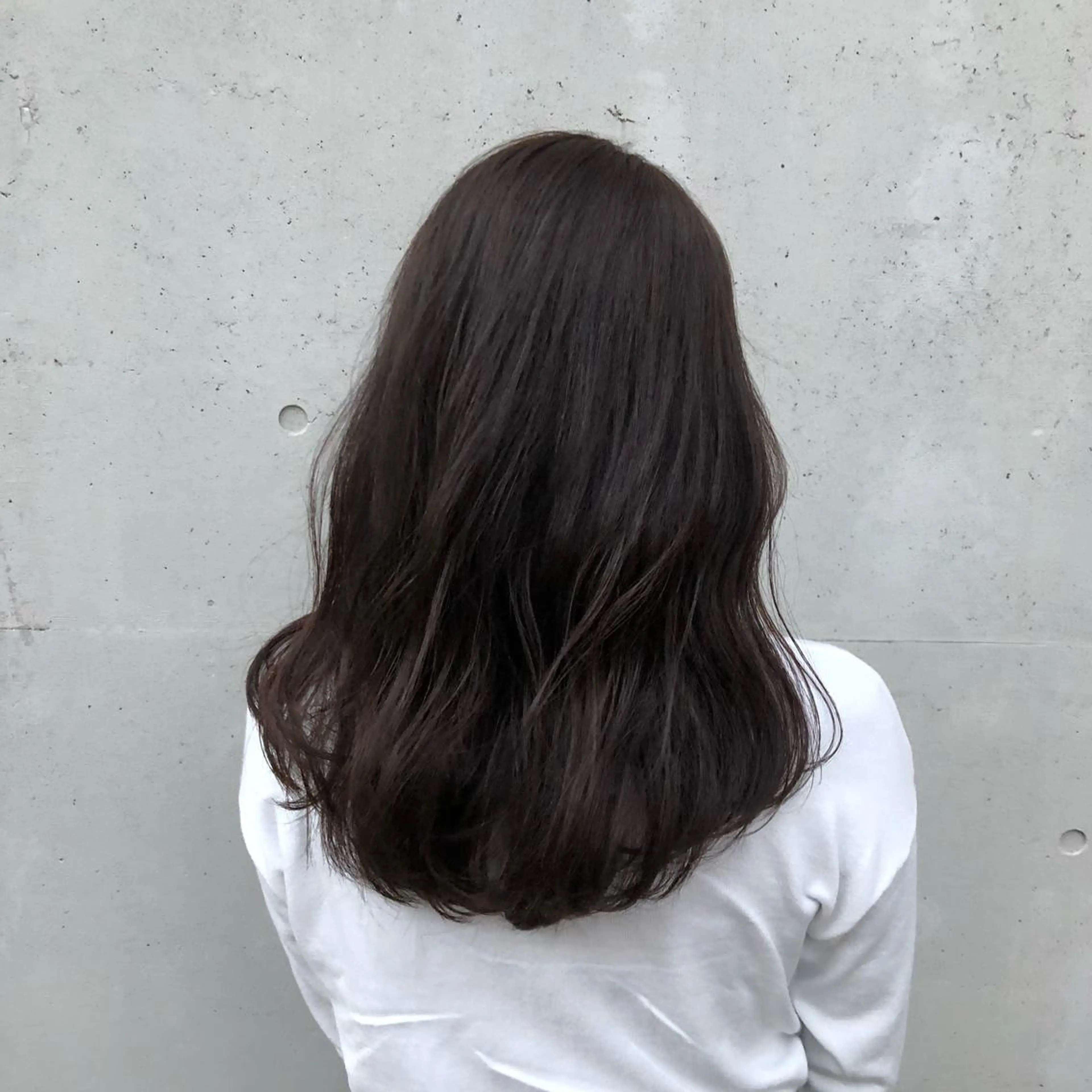 ロング カラー ヘアカラー トリートメント 酸性縮毛矯正🧴韓国 レイヤー/髪質改善のヘアスタイル