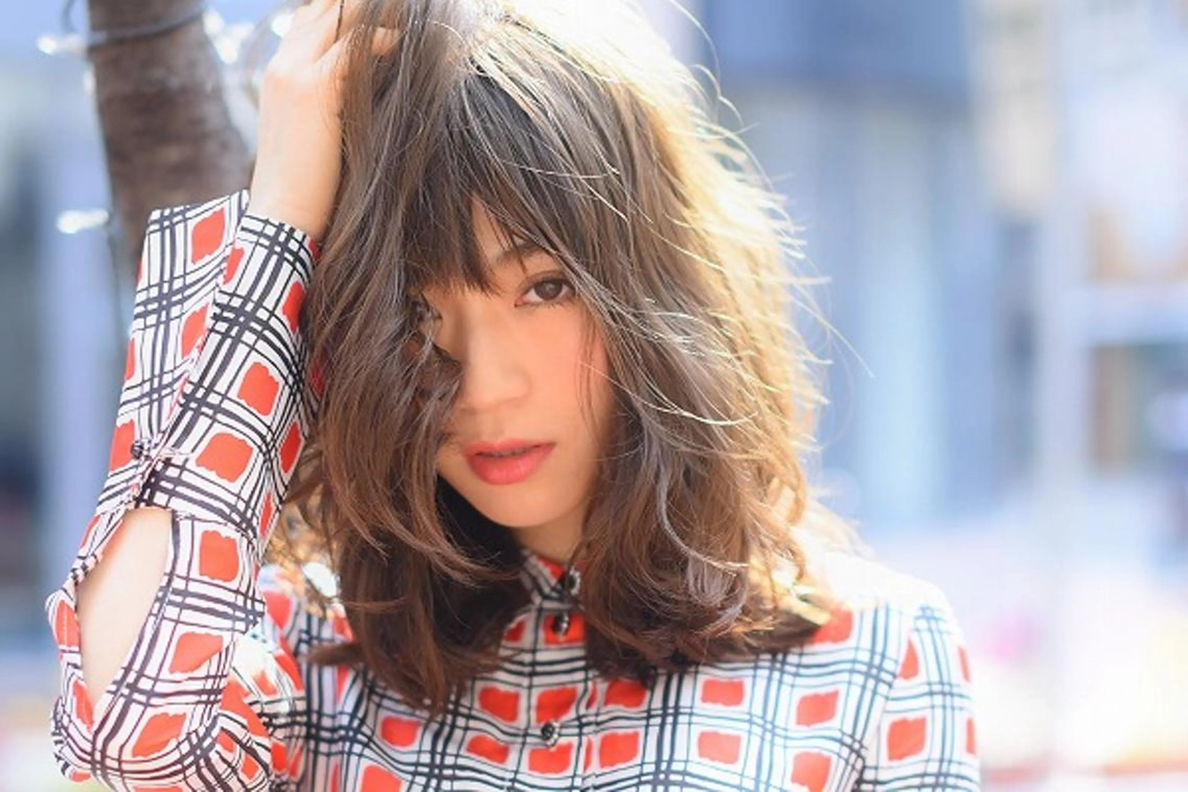 ロング カラー カット ヘアカラー 髪質改善/痛ませ ないカラー/西村航大のヘアスタイル