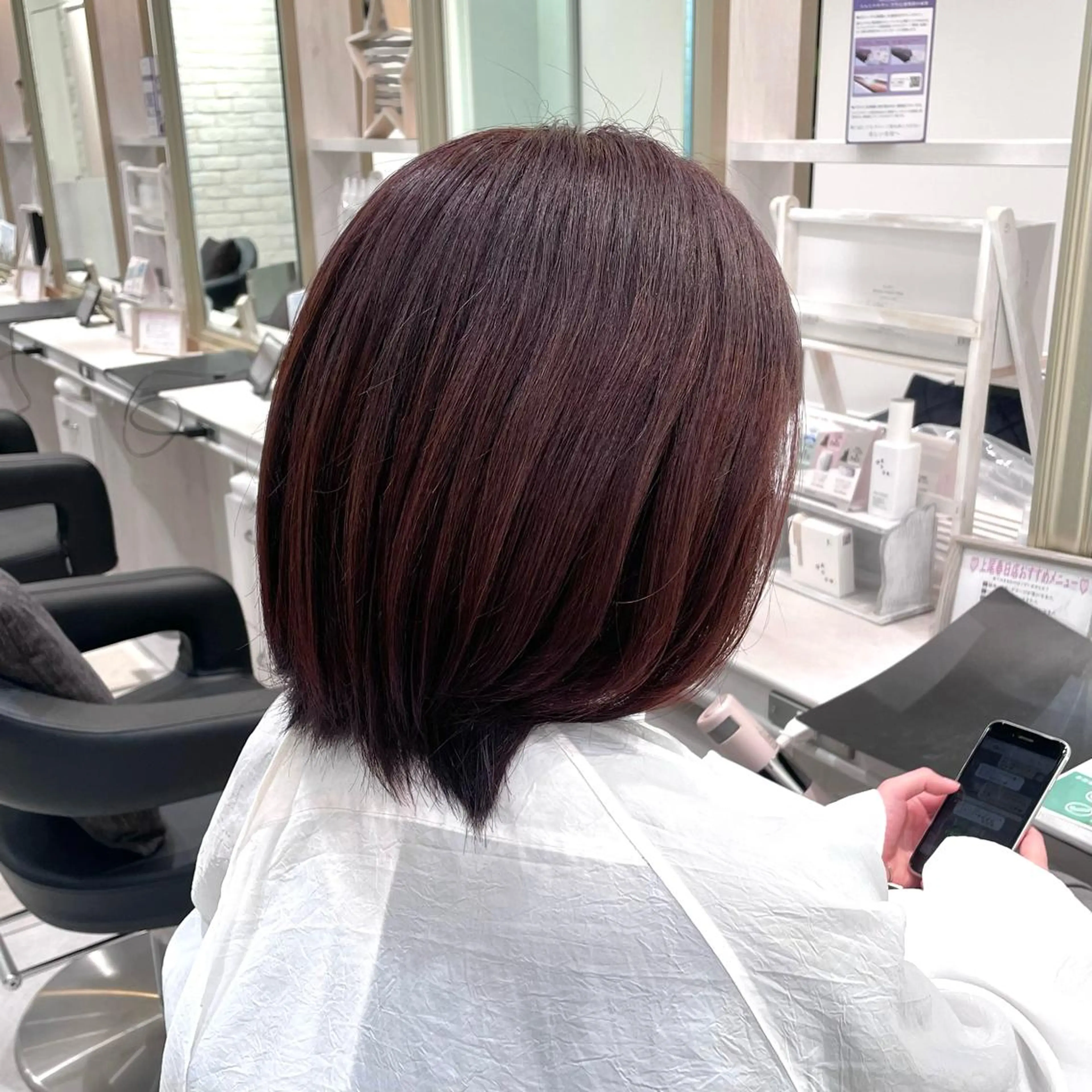 カラー バイオレットカラー カット ヘアカラー トリートメント ヘアセット パク・ボミン小野リエ 韓国ハーフ🦊のその他イメージ