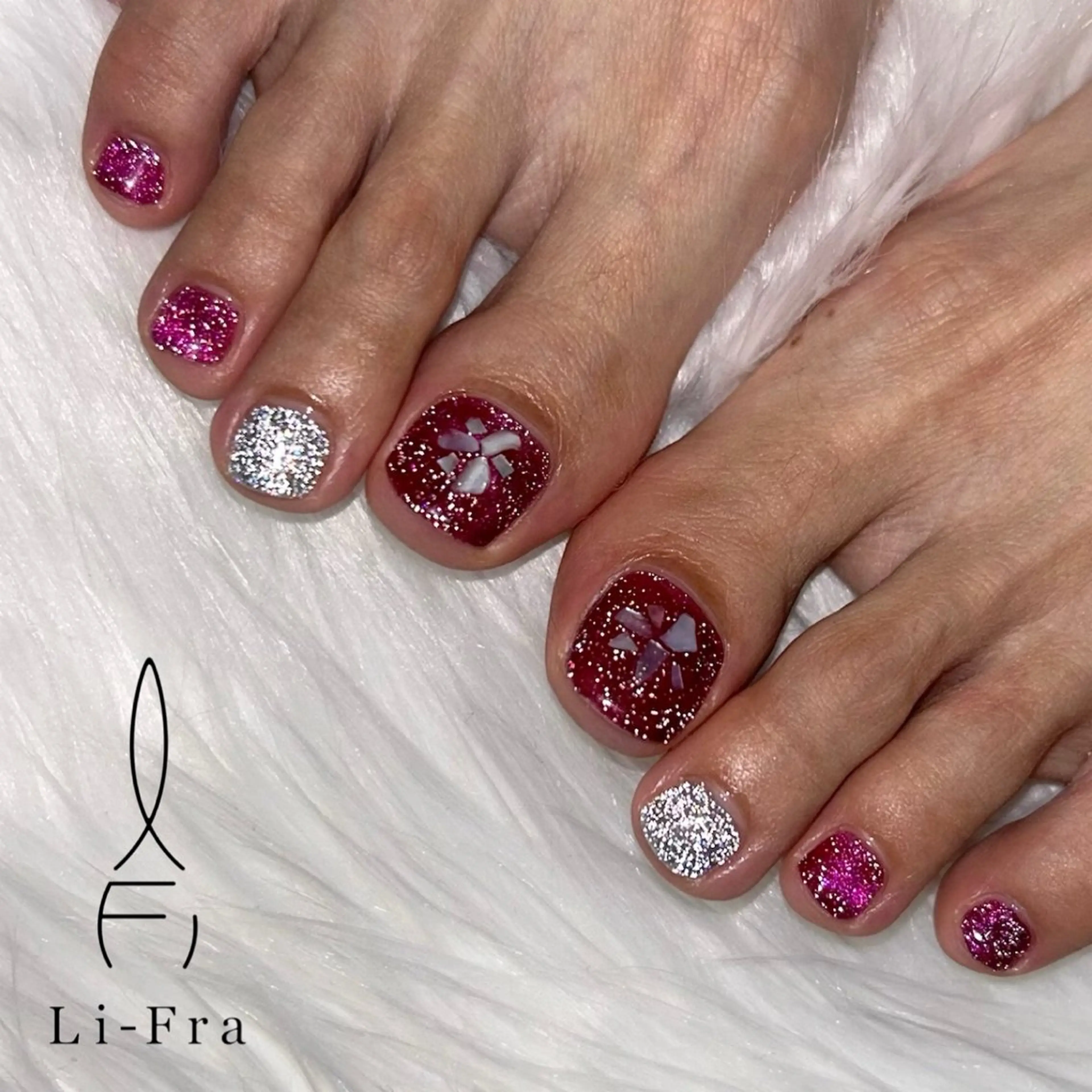 ネイル フットネイル lifra MANAKAのネイルデザイン