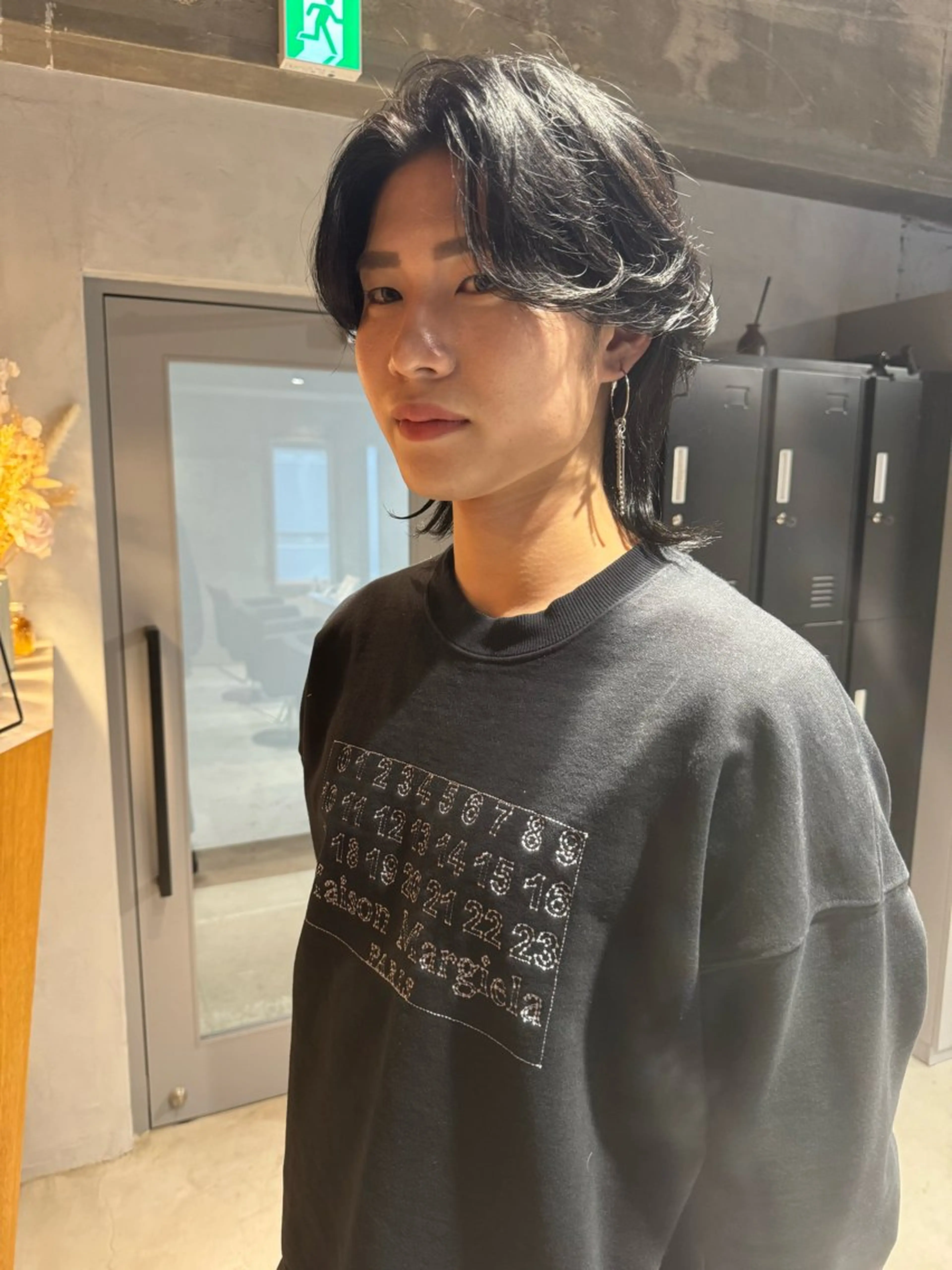 ミディアム カラー パーマ ヘアアレンジ メンズ メンズ特化 しゅうへいのヘアスタイル