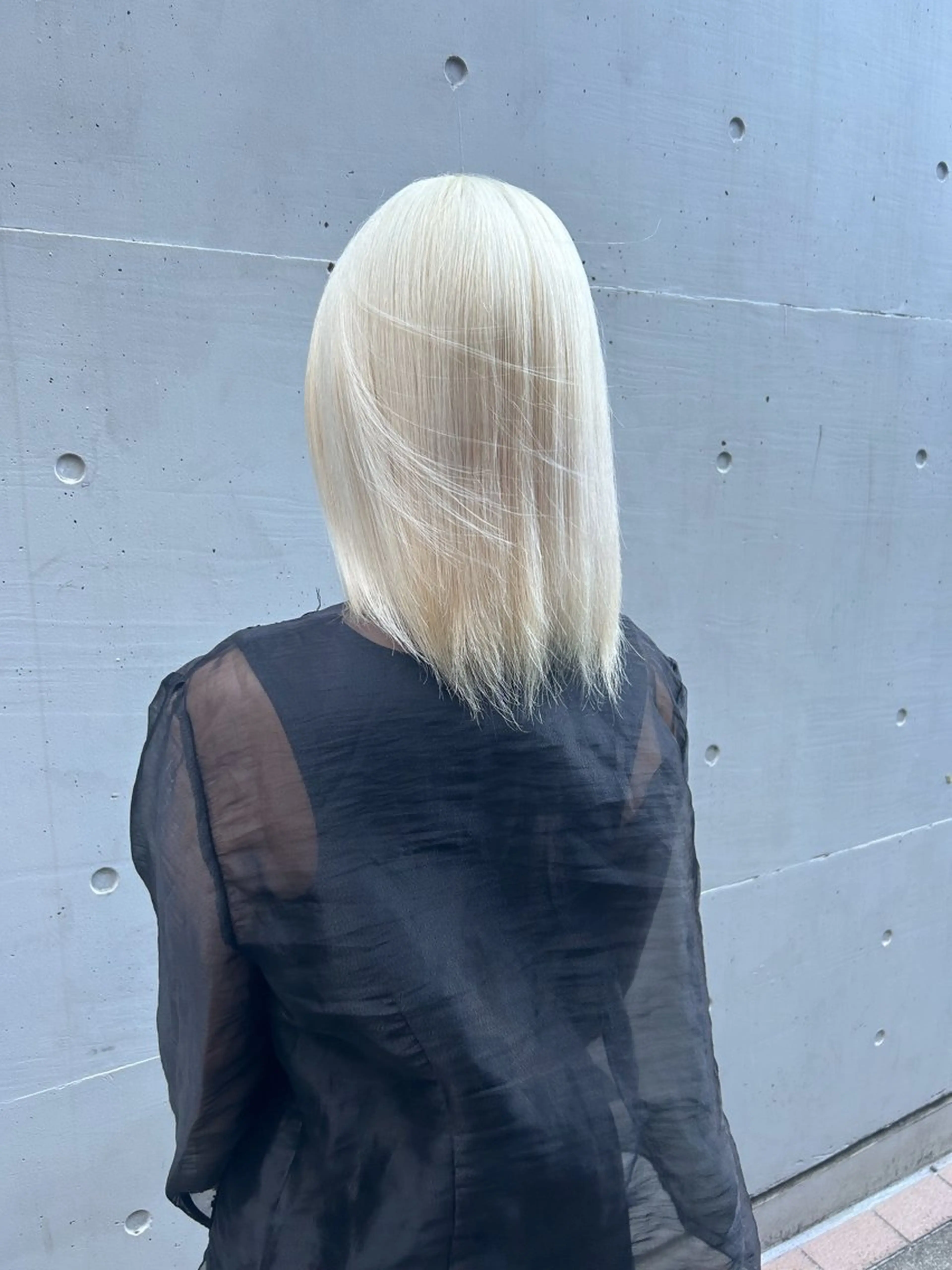 ミディアム カラー ハイトーンカラー ⭐️NAZUNAのヘアスタイル