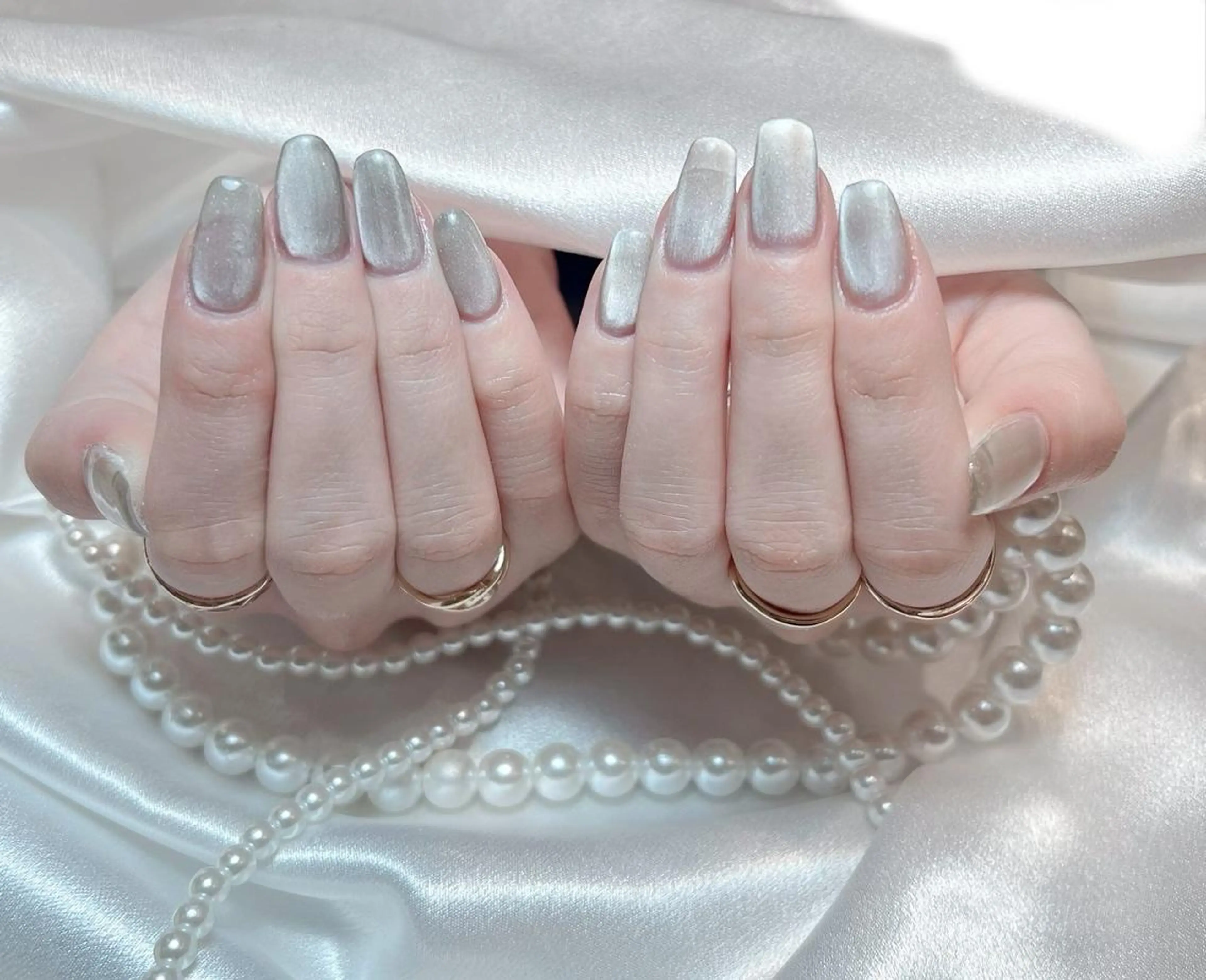 ネイル RAFFINE 月🦋🩵のネイルデザイン