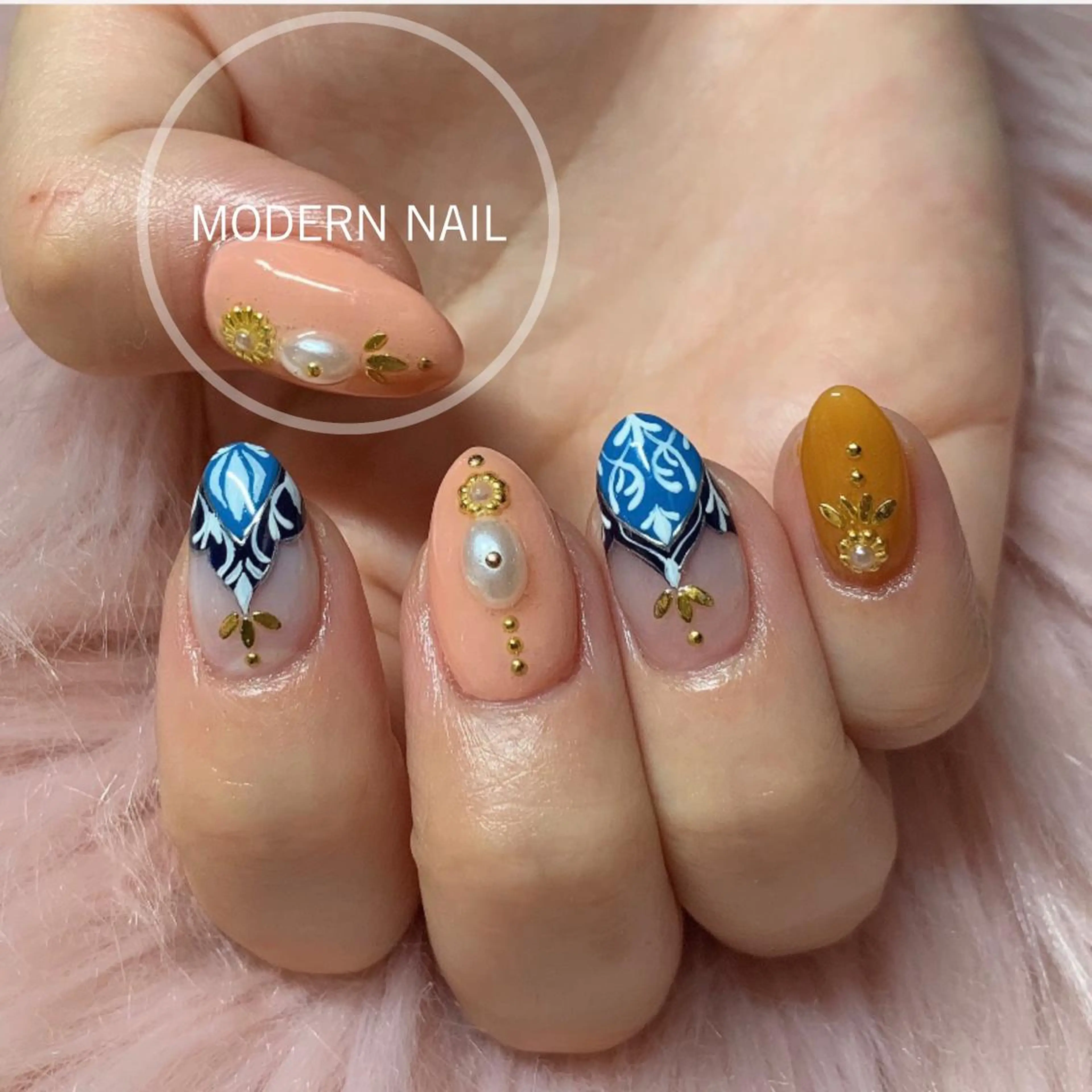 ネイル ハンドネイル 小川 玲奈のネイルデザイン