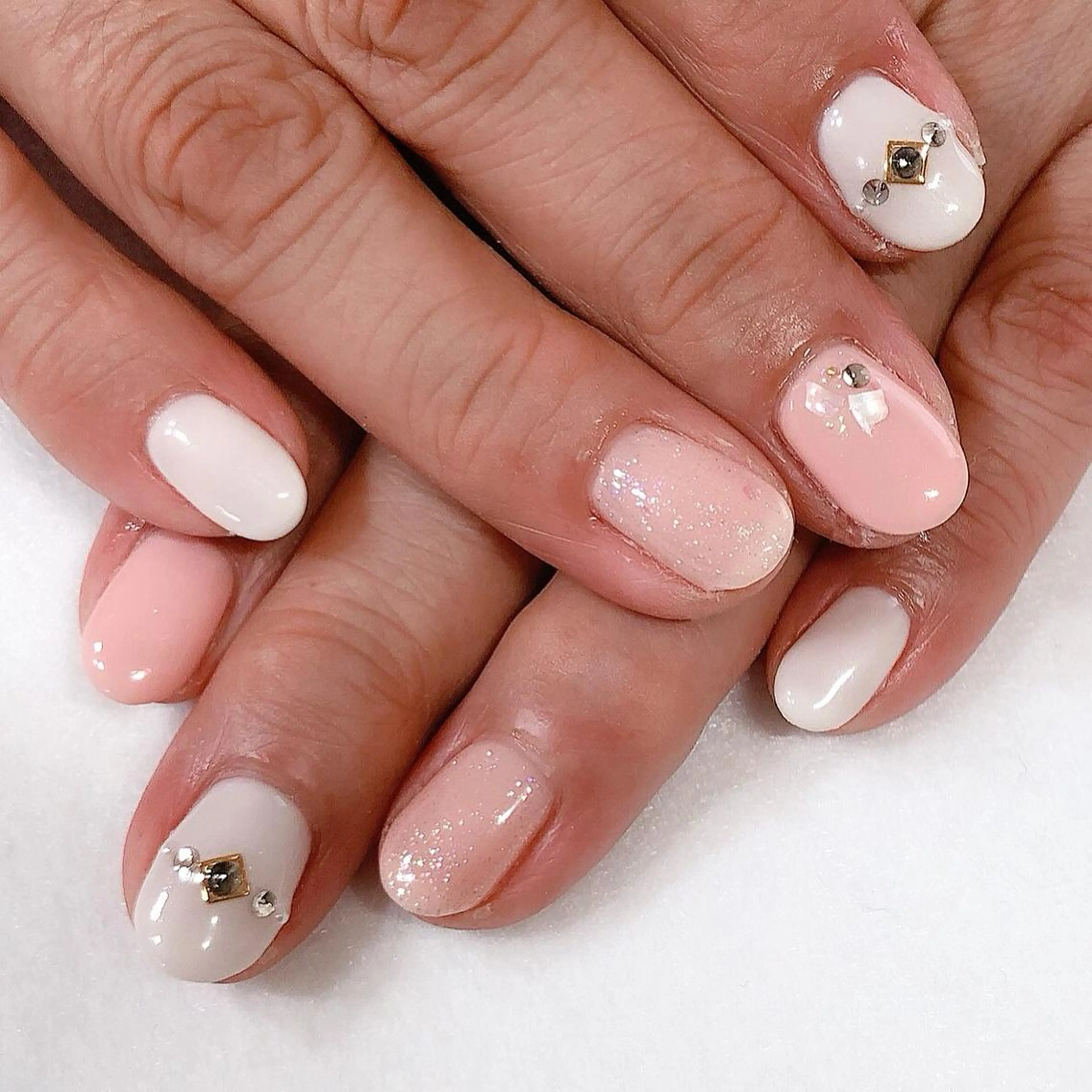 ネイル ジェルネイル シンプルネイル 東 千夏のネイルデザイン