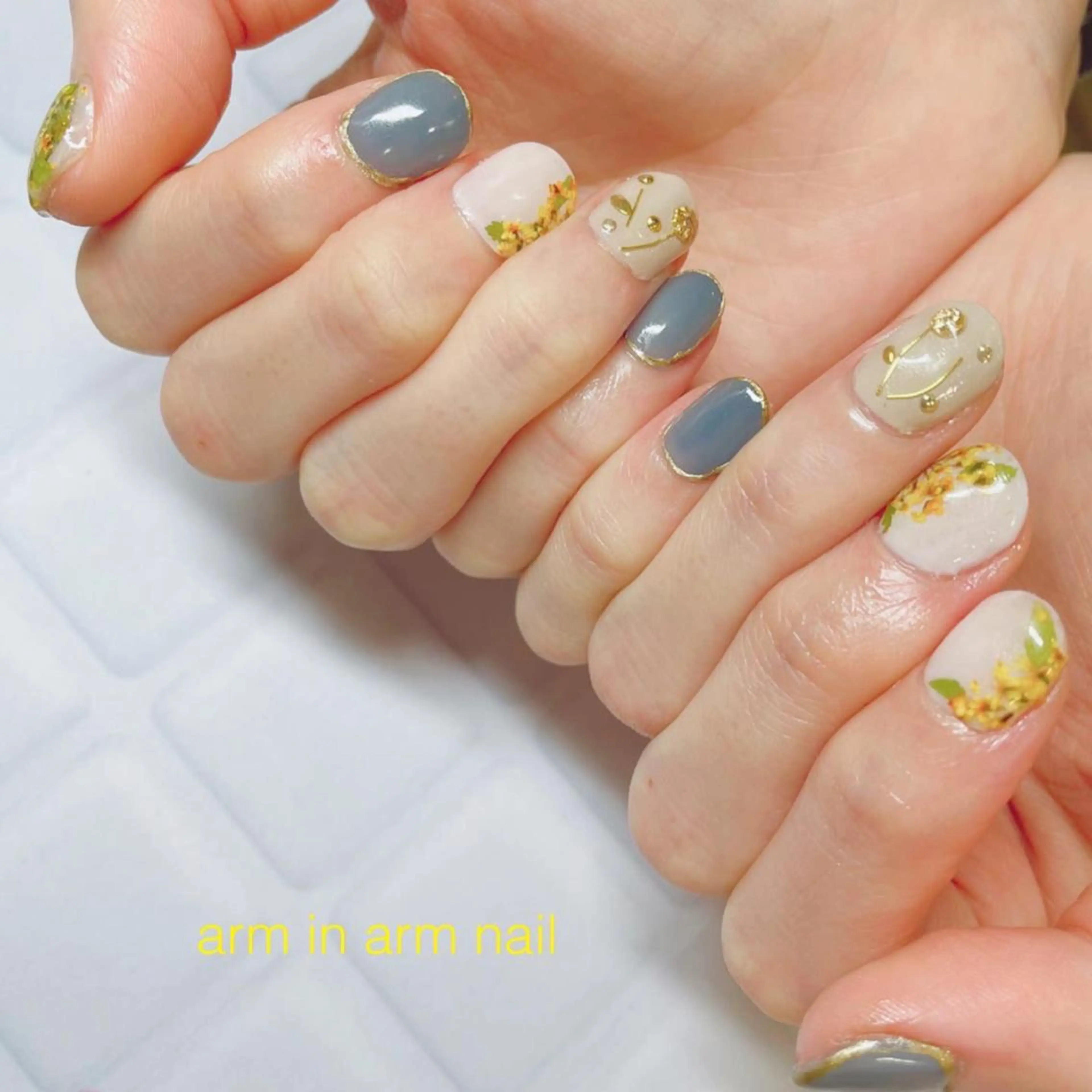 ネイル arm in arm ︎✿Yamamotoのマツエク・マツパデザイン