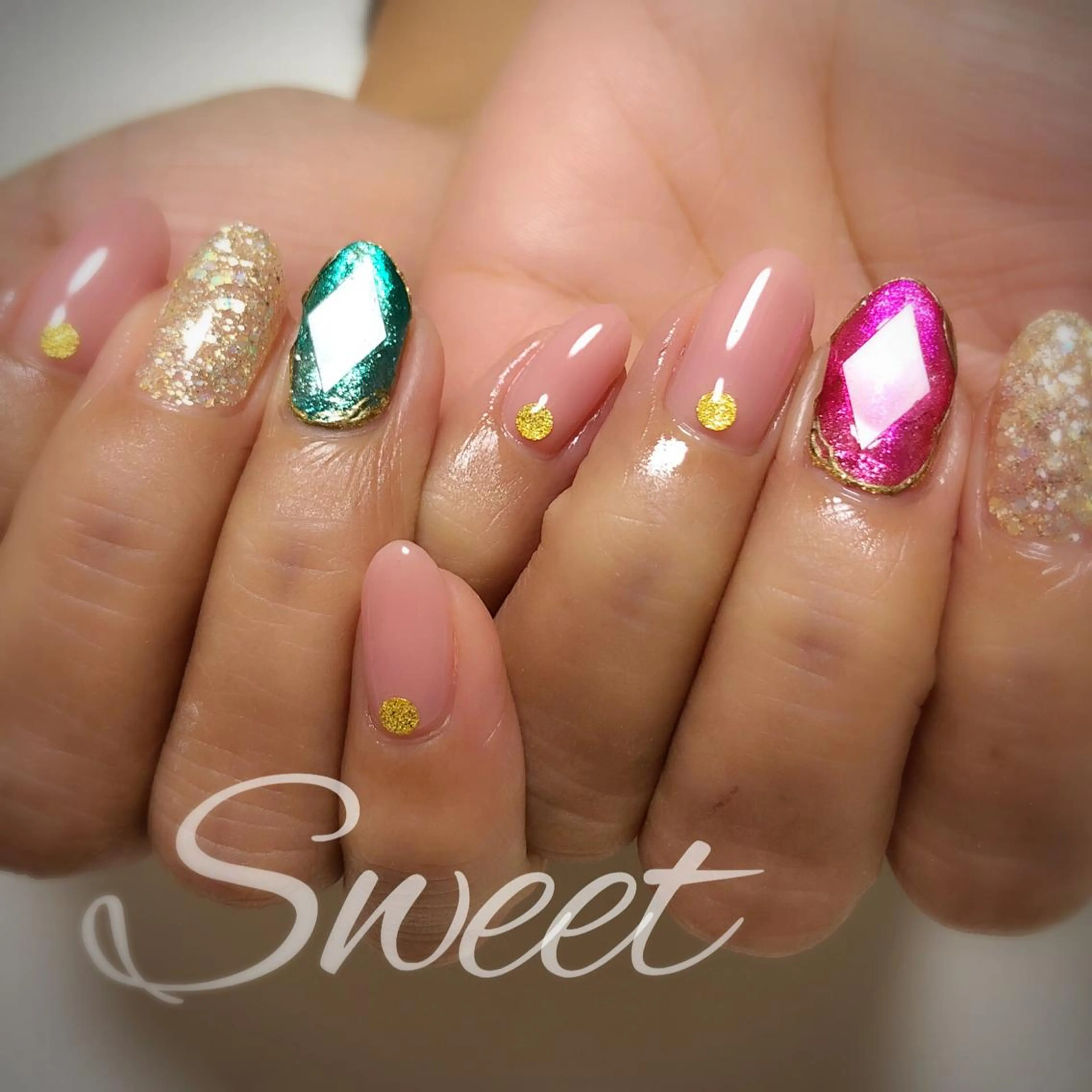 ネイル ハンドネイル sweet 仲野陽子のネイルデザイン