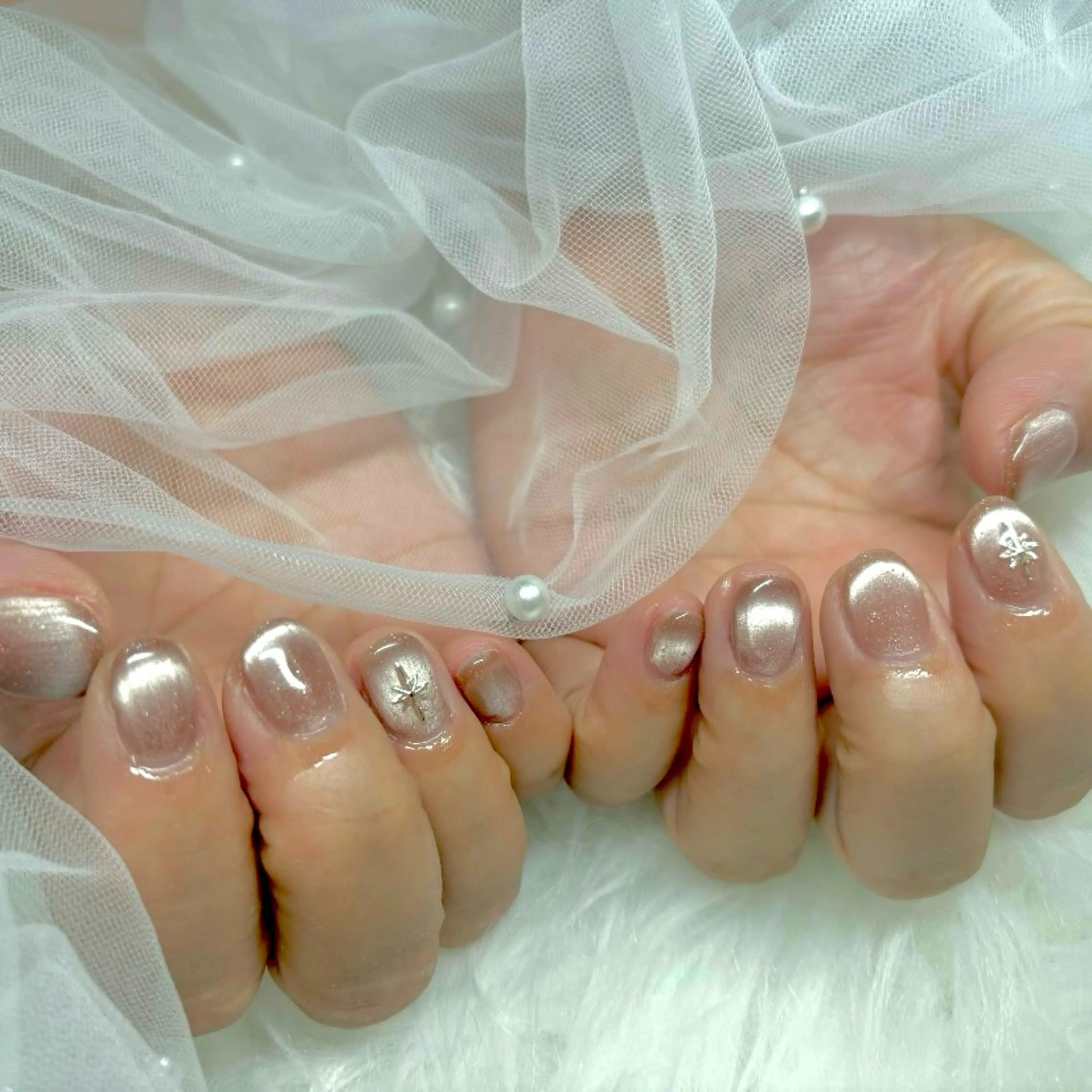 ネイル 中元 月のネイルデザイン