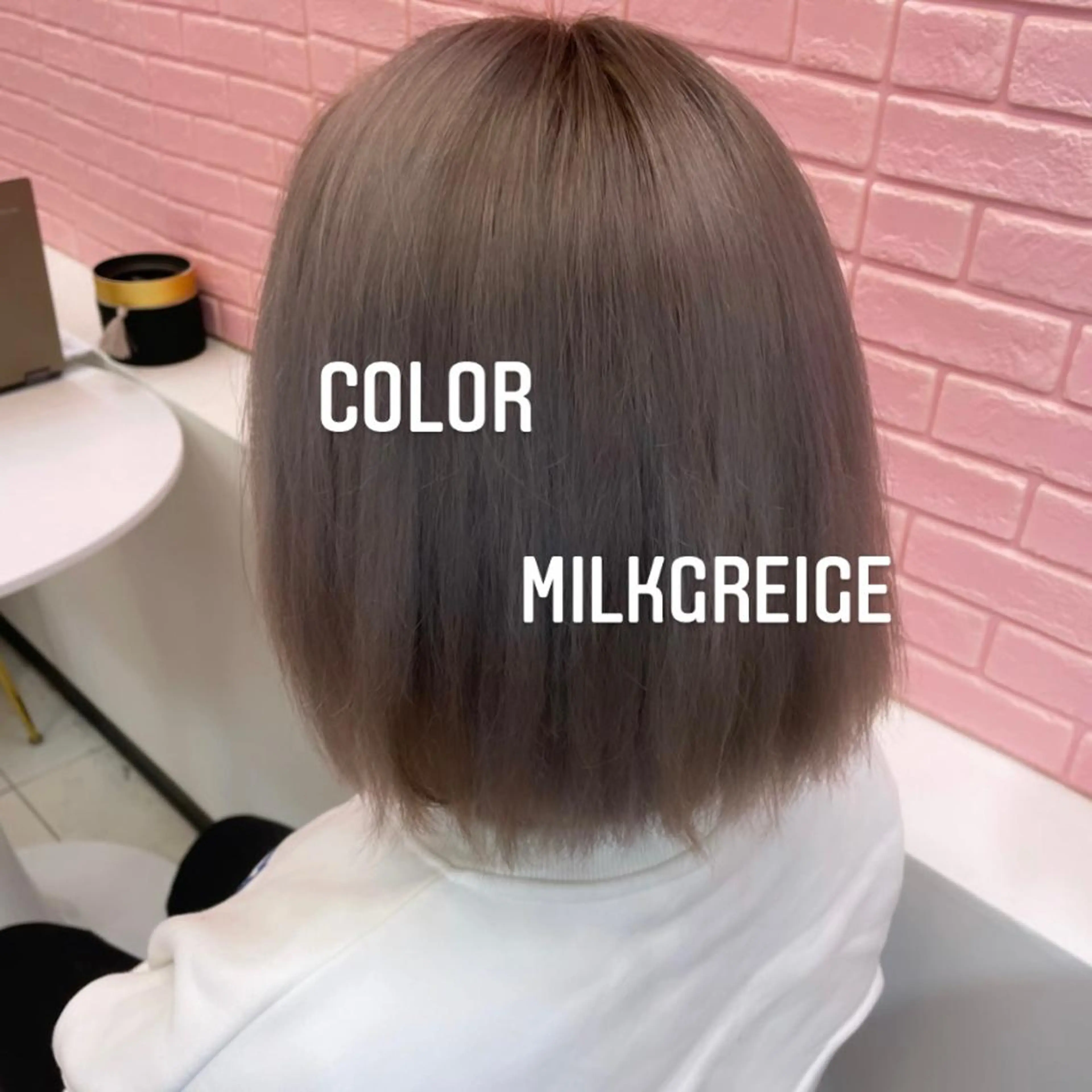 ショート カラー ヘアカラー トリートメント エクステ🩵ブリーチ 韓国ヘア🩵KAEのヘアスタイル