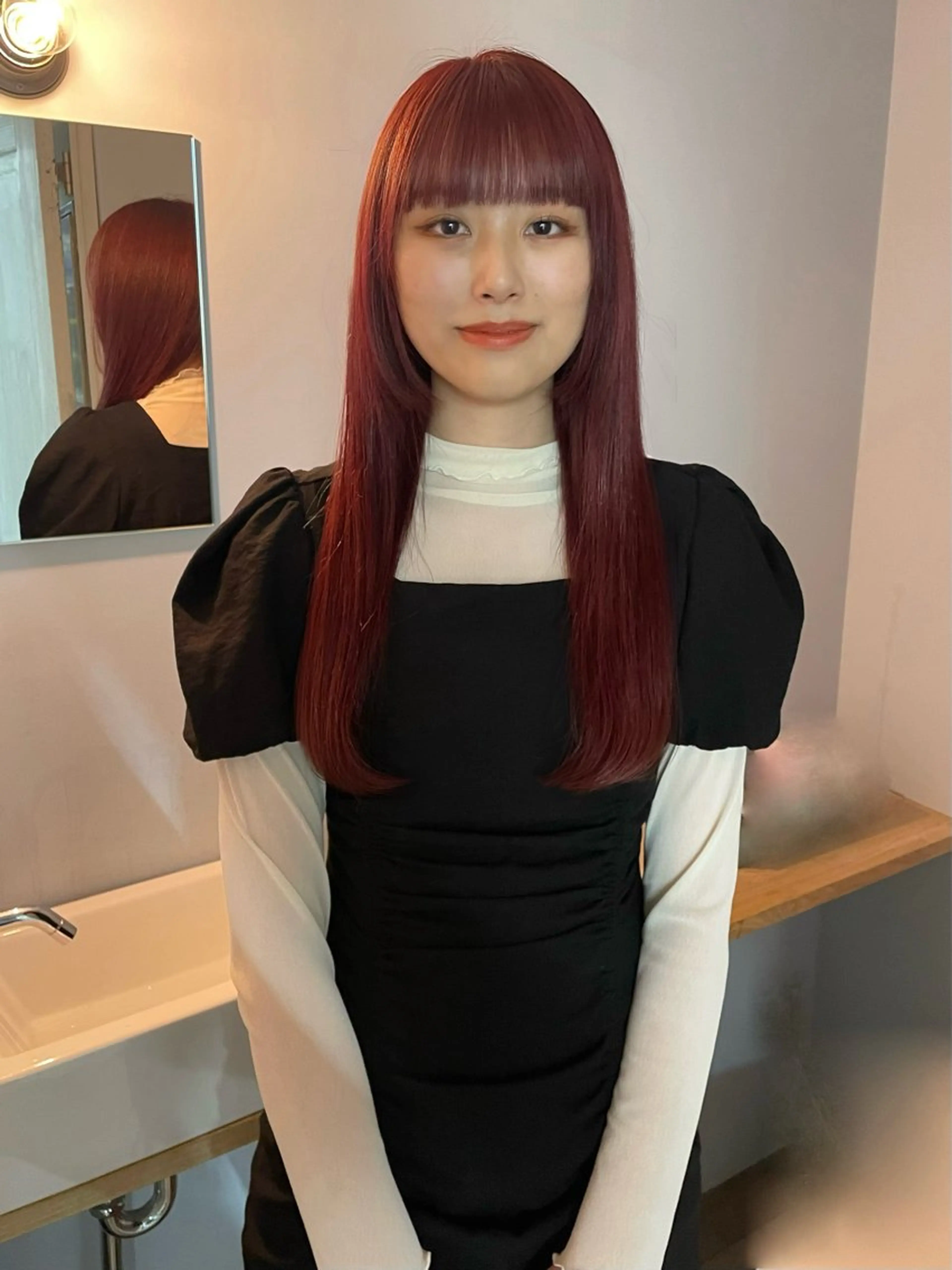 ロング ボブカットモデル/パ ーマ/harunaのヘアスタイル