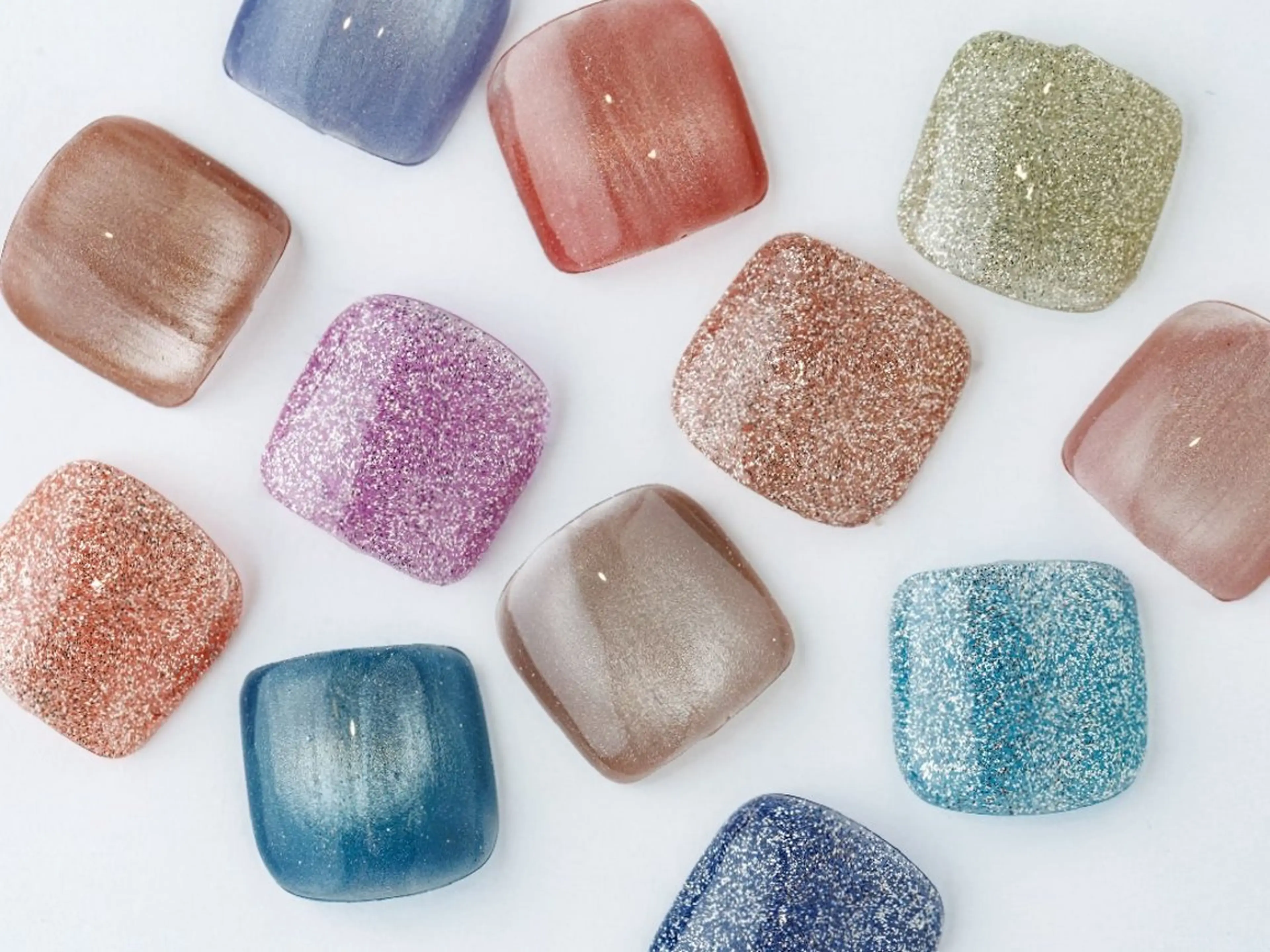 ネイル フットネイル 💙🤍Tiary M🤍💙のネイルデザイン