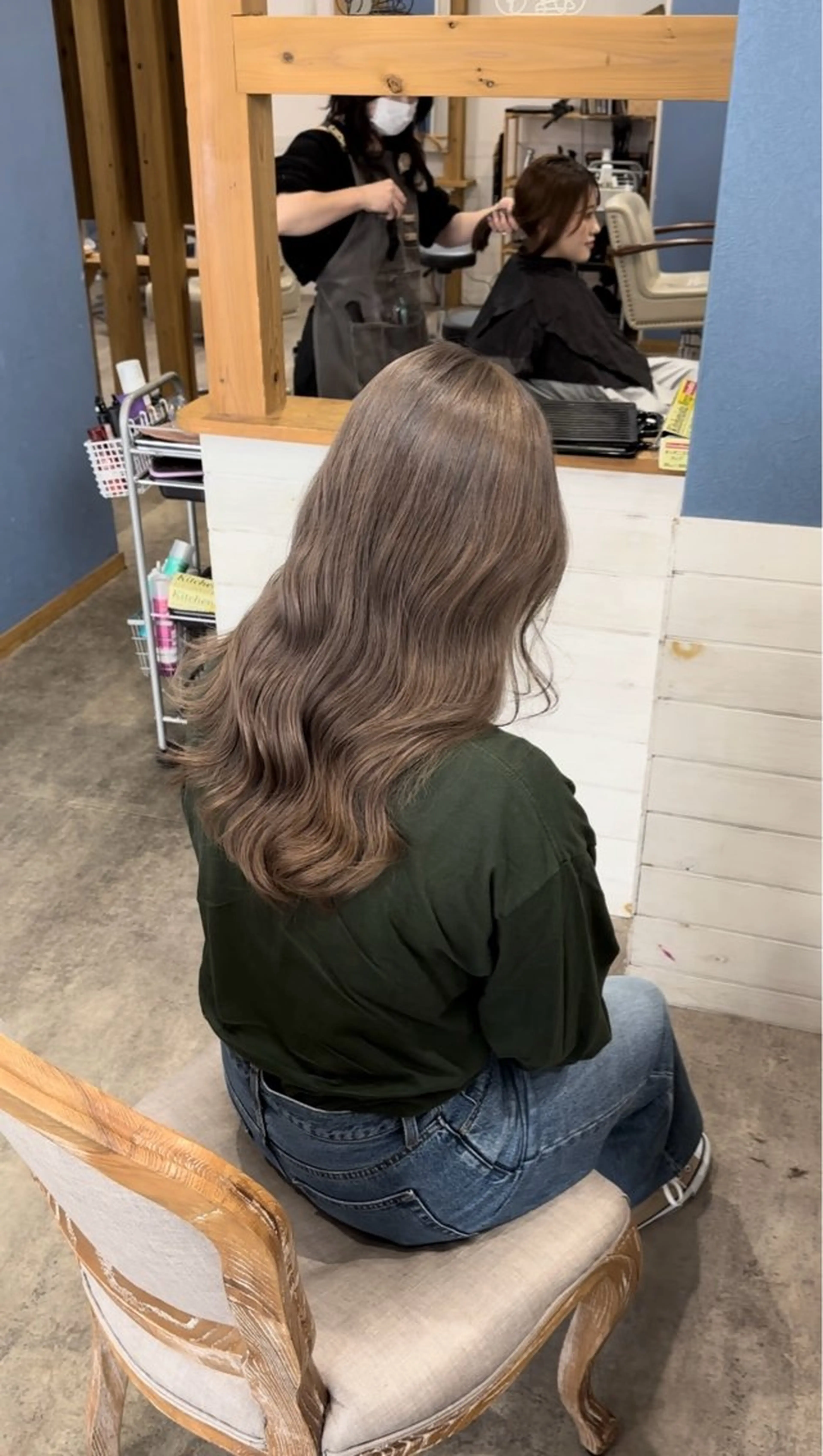 ロング カット ヘアカラー トリートメント 梅田/茶屋町/ハイト ーン/kizunaのヘアスタイル