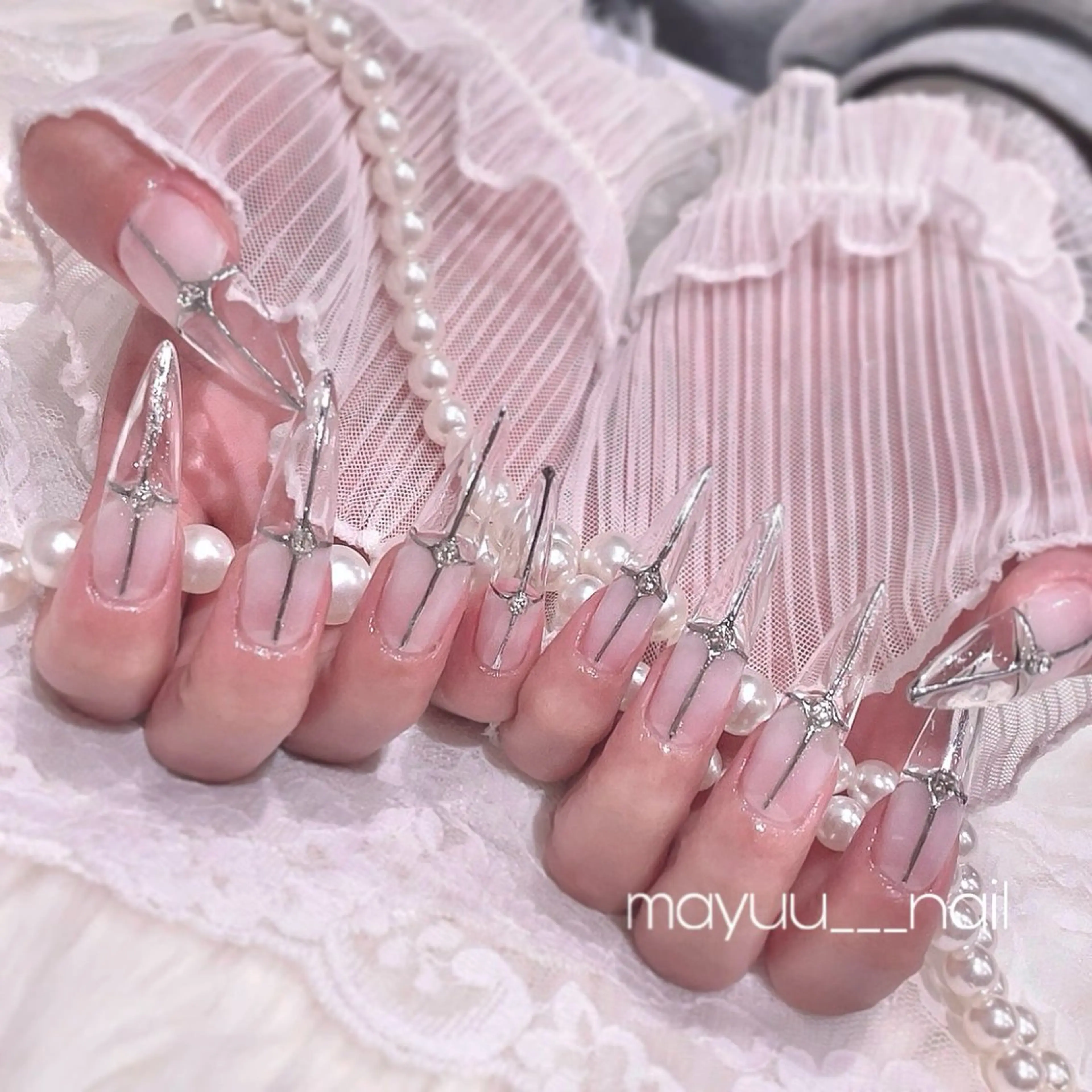 ネイル 🎀 Mayu 🎀痛ネイルのネイルデザイン