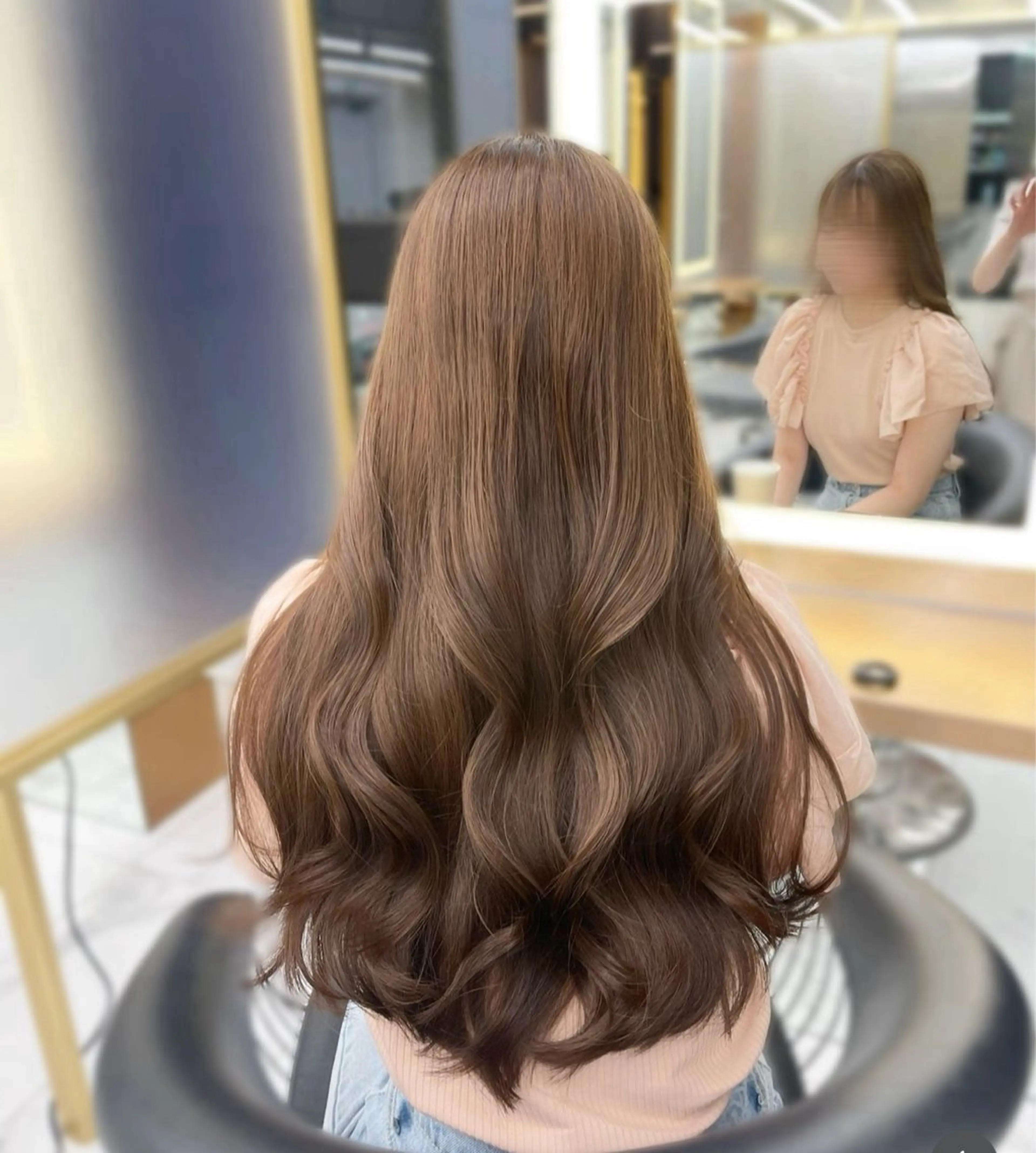 ロング カラー ブリーチ ブラウンカラー ブリーチなしカラー miyu'somotesando所属・菅野 心悠/メンズヘアのヘアスタイル