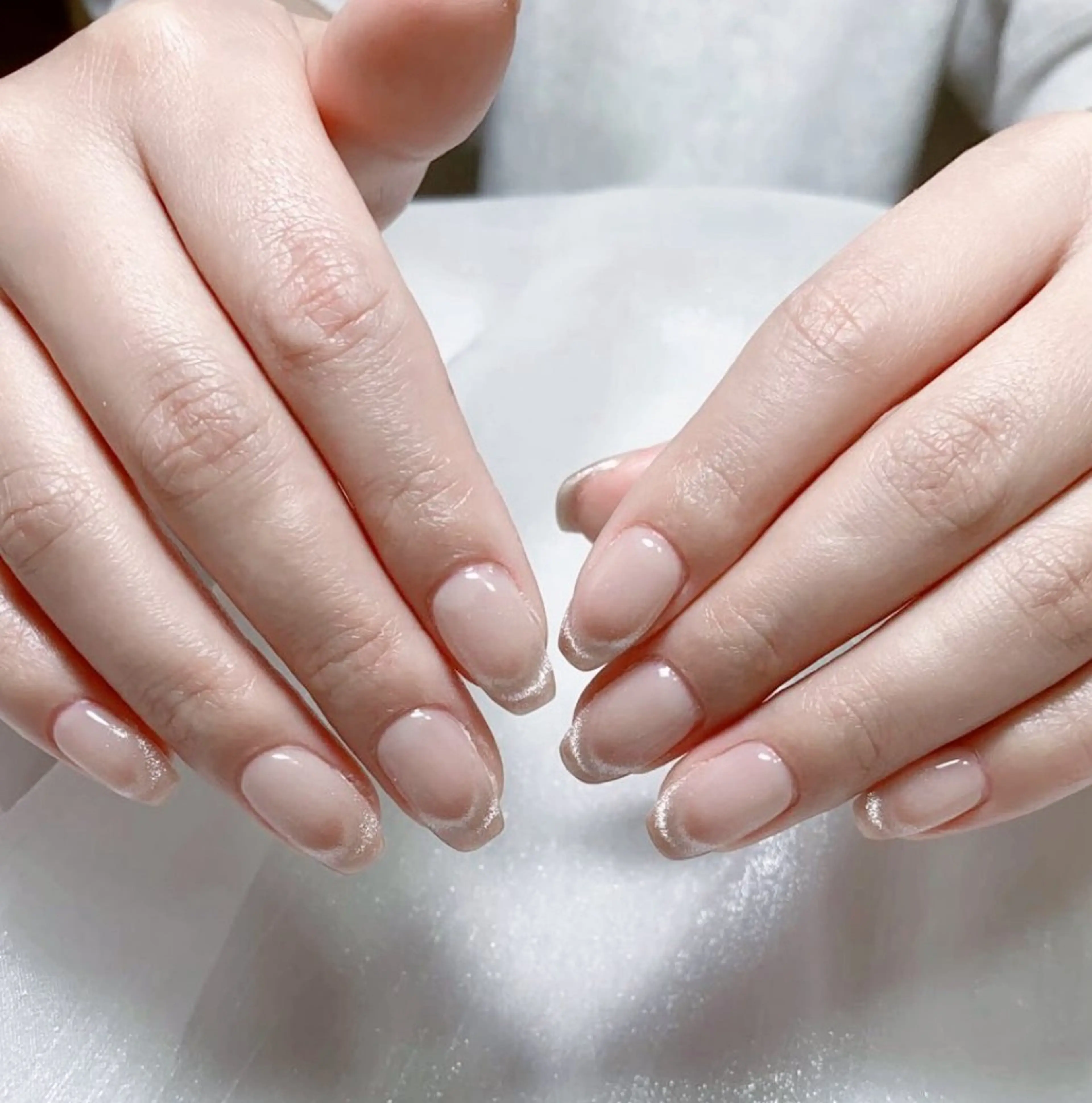 メンズ ネイル メンズ韓国風 アートネイル オーロラネイル ガーリー キラキラネイル ハンドネイル Nail salon 木にいるのネイルデザイン