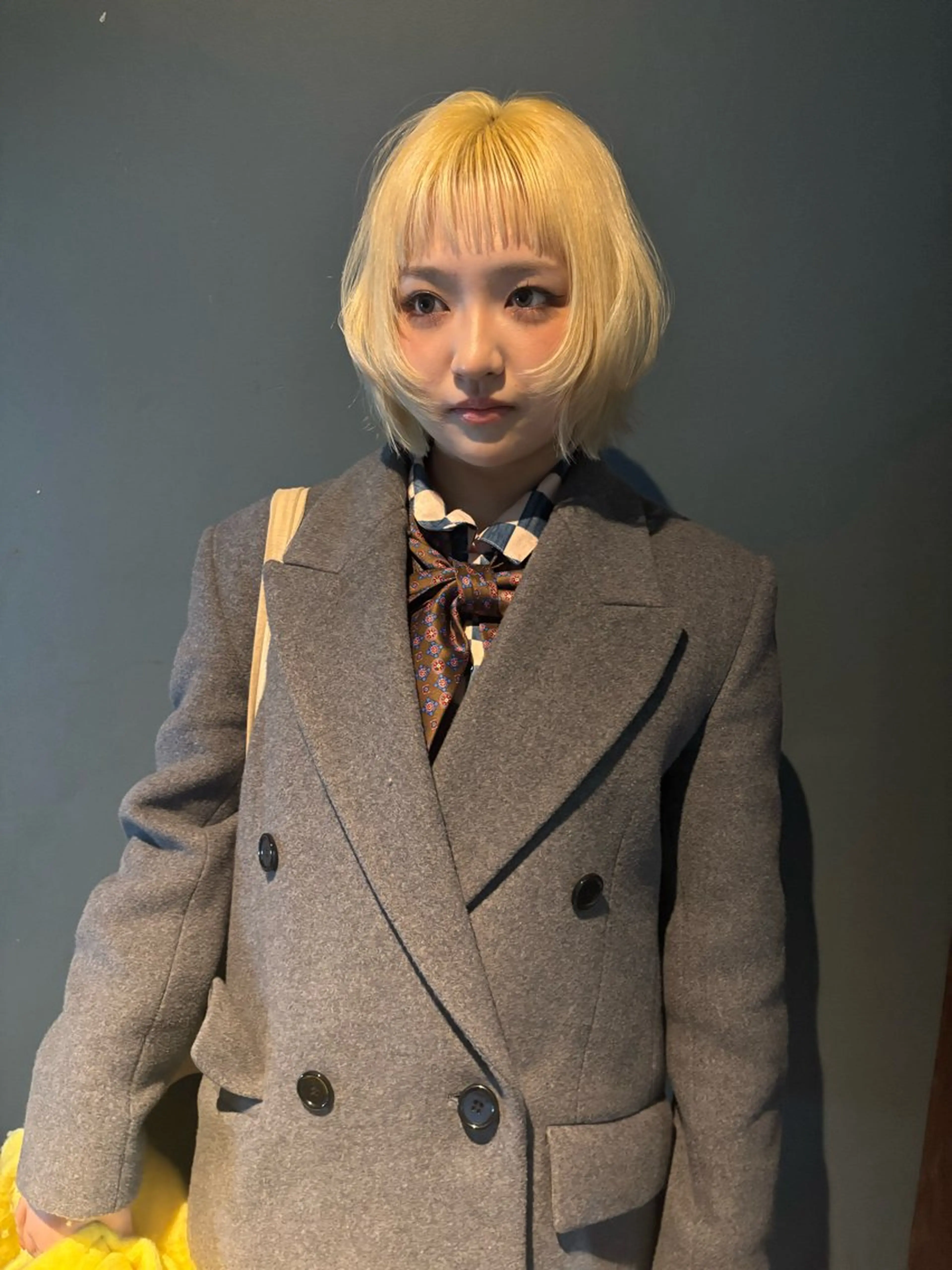 ミディアム カット ヘアカラー 似合わせレイヤーカ ット ʚɞ riiのヘアスタイル