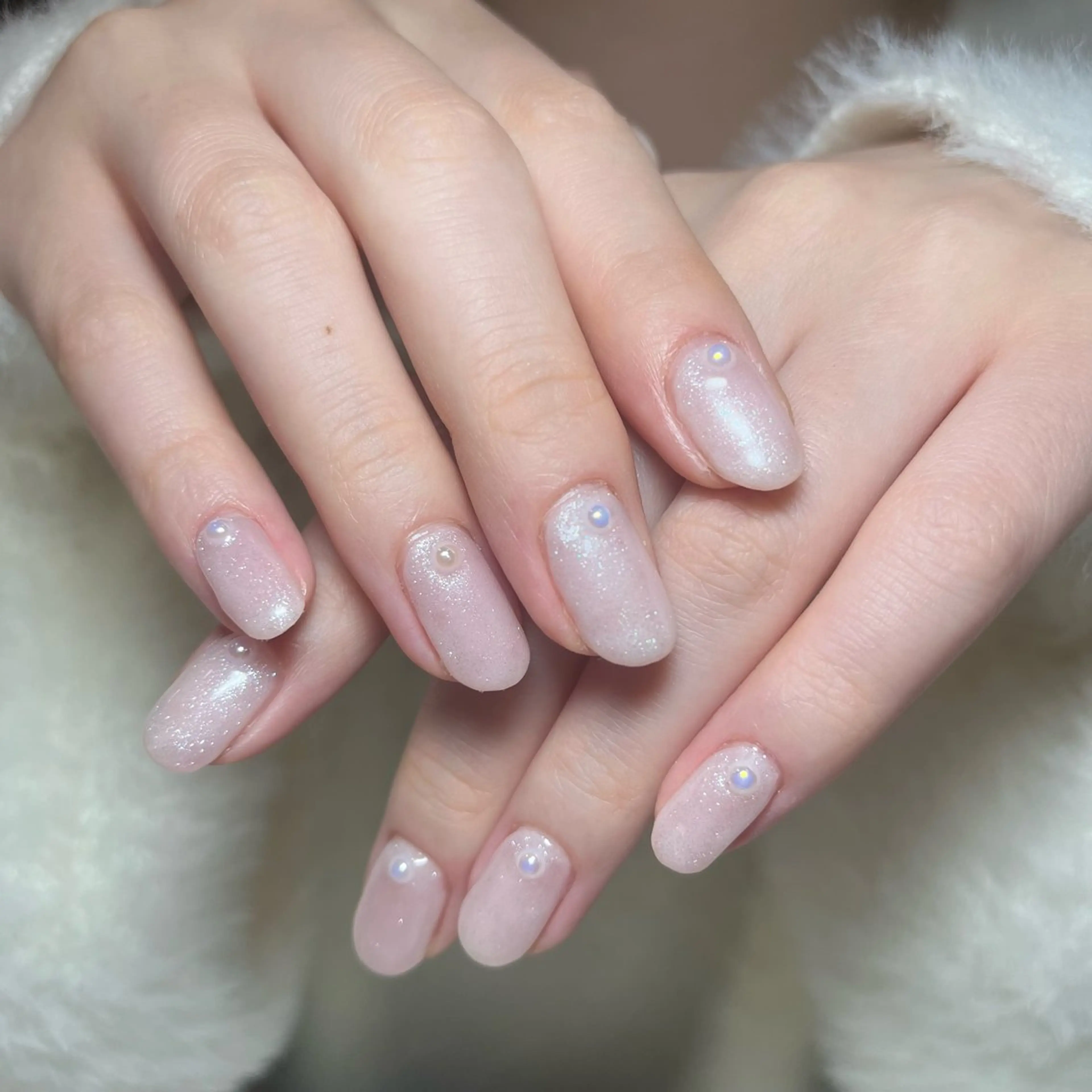 ネイル ラメ(グリッター) ボブ/暖色カラー コウボヒカルのヘアスタイル