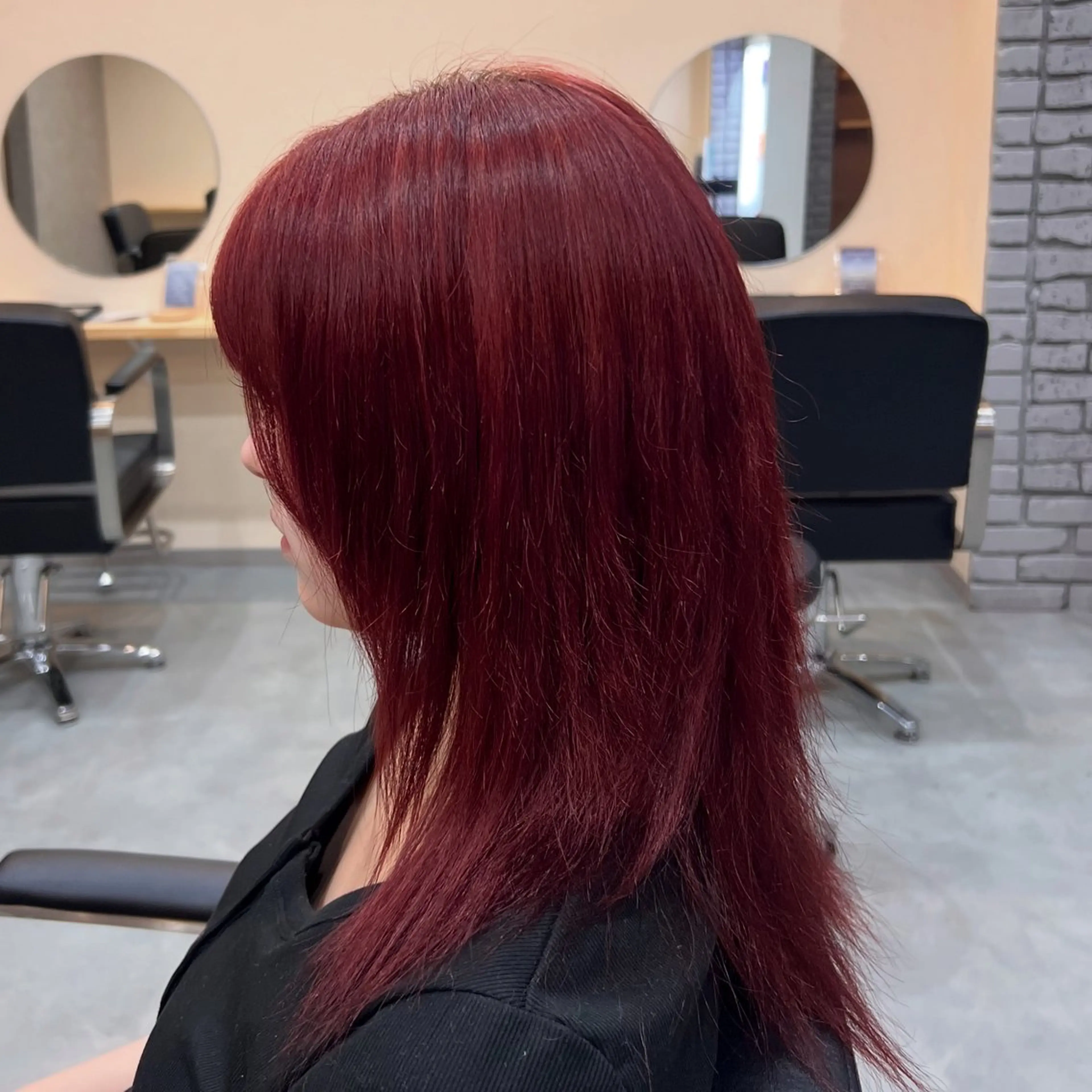 ミディアム カラー ブリーチ 🫧ケアブリーチ🫧 ✨艶カラーのヘアスタイル