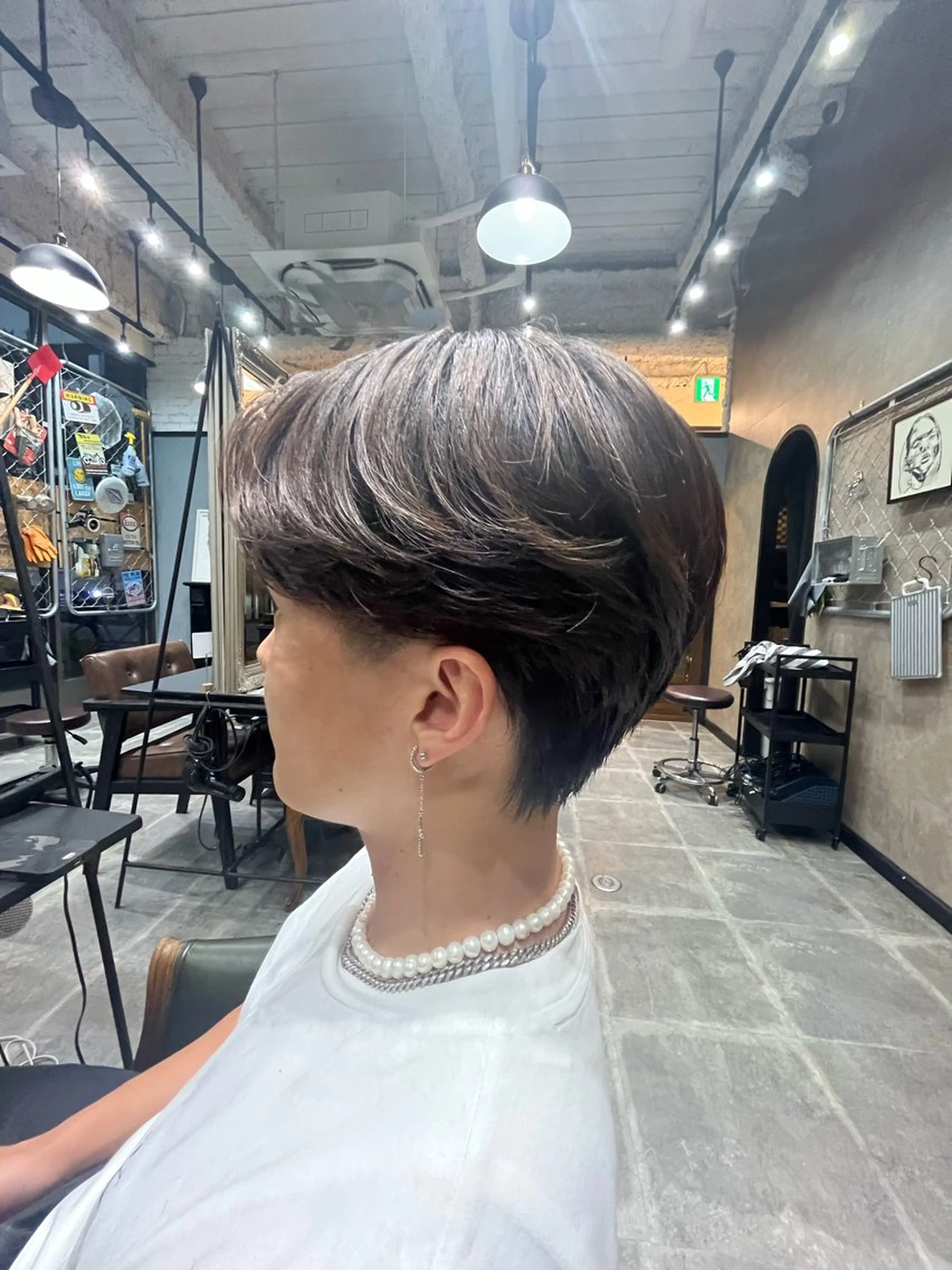 メンズ センターパート メンズカット/ 嶋本敬心のヘアスタイル