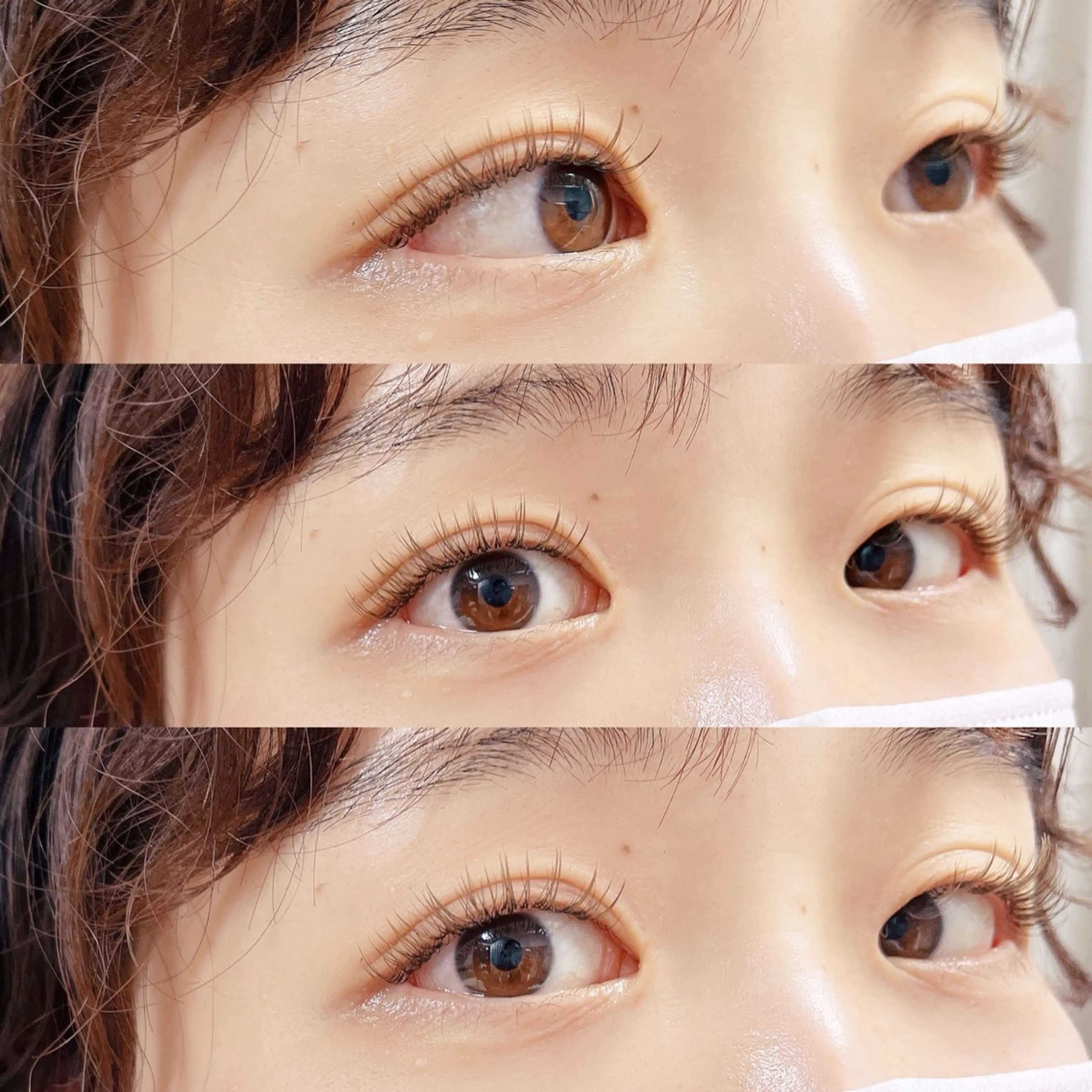 【撮影モデル】カラーフラットラッシュ140本まで(当店オフ　無料、他店オフ＋¥1000)何色でもokの写真