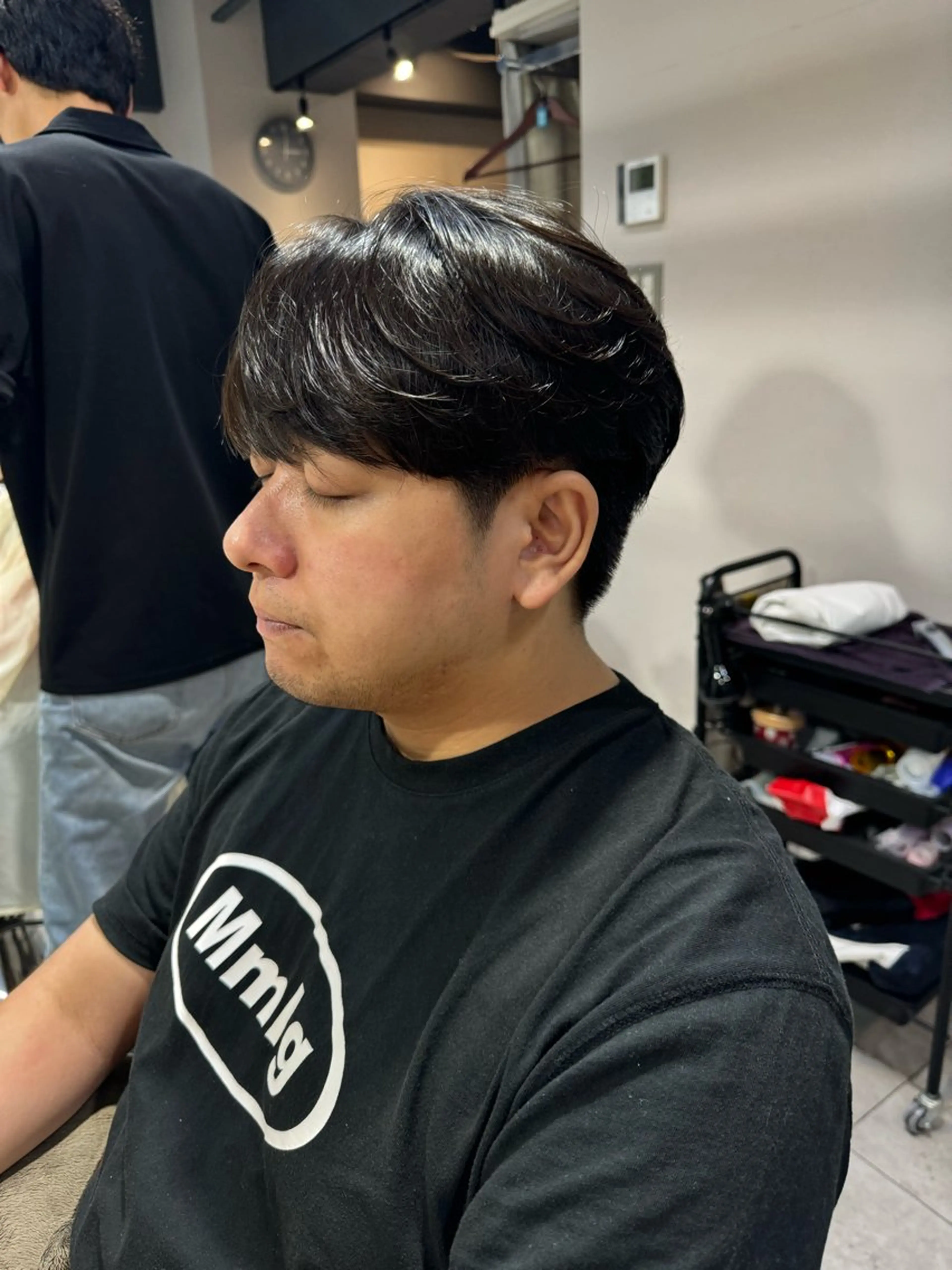 ショート パーマ メンズ マッシュ ショートヘア カット ヘッドスパ Dxxxx III所属・女性目線の大人 メンズ*Ayakaのヘアスタイル