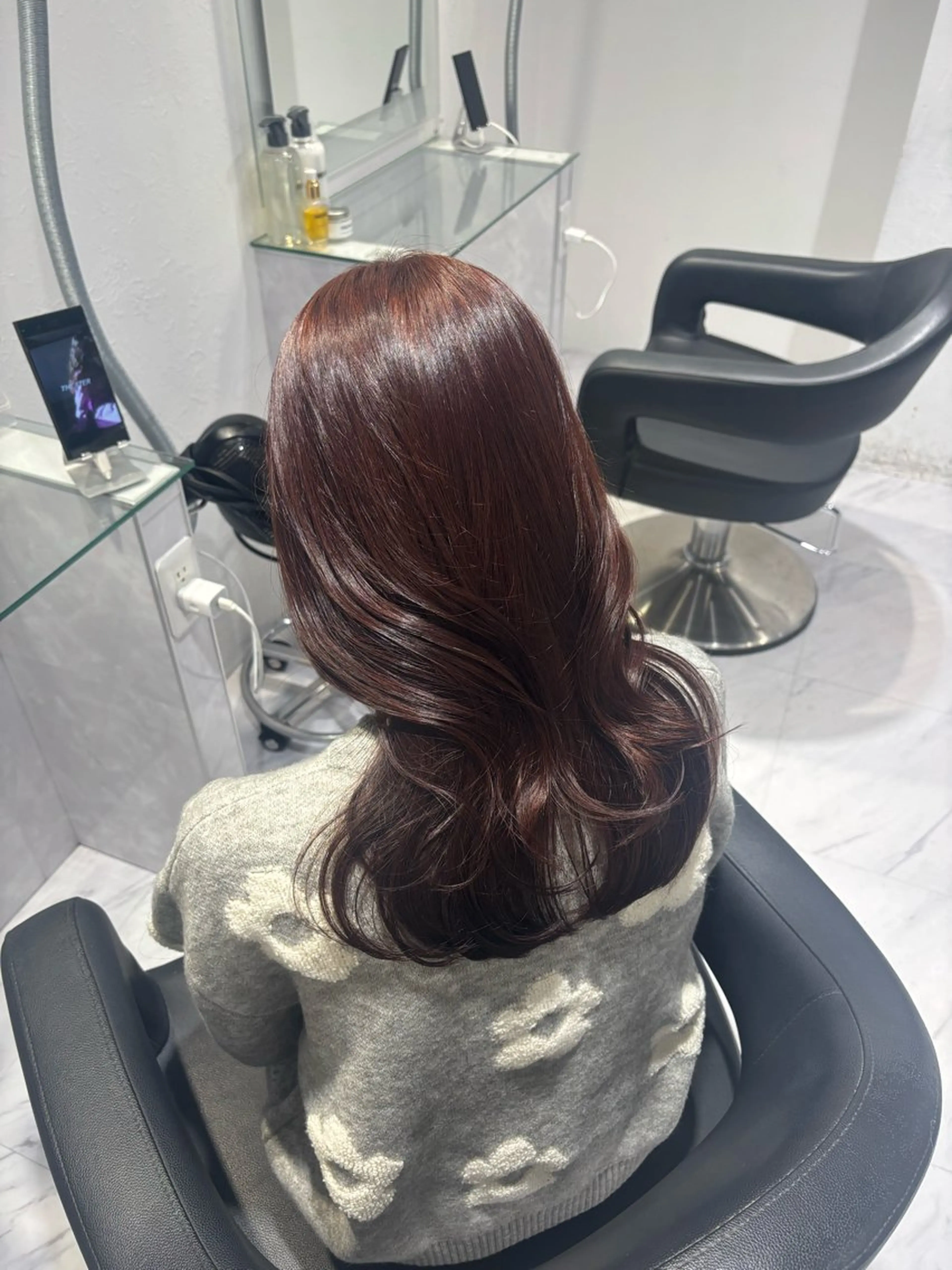 ロング カラー ヘアカラー トリートメント 髪質改善🩰透明感カ ラー🎀hinanoのヘアスタイル