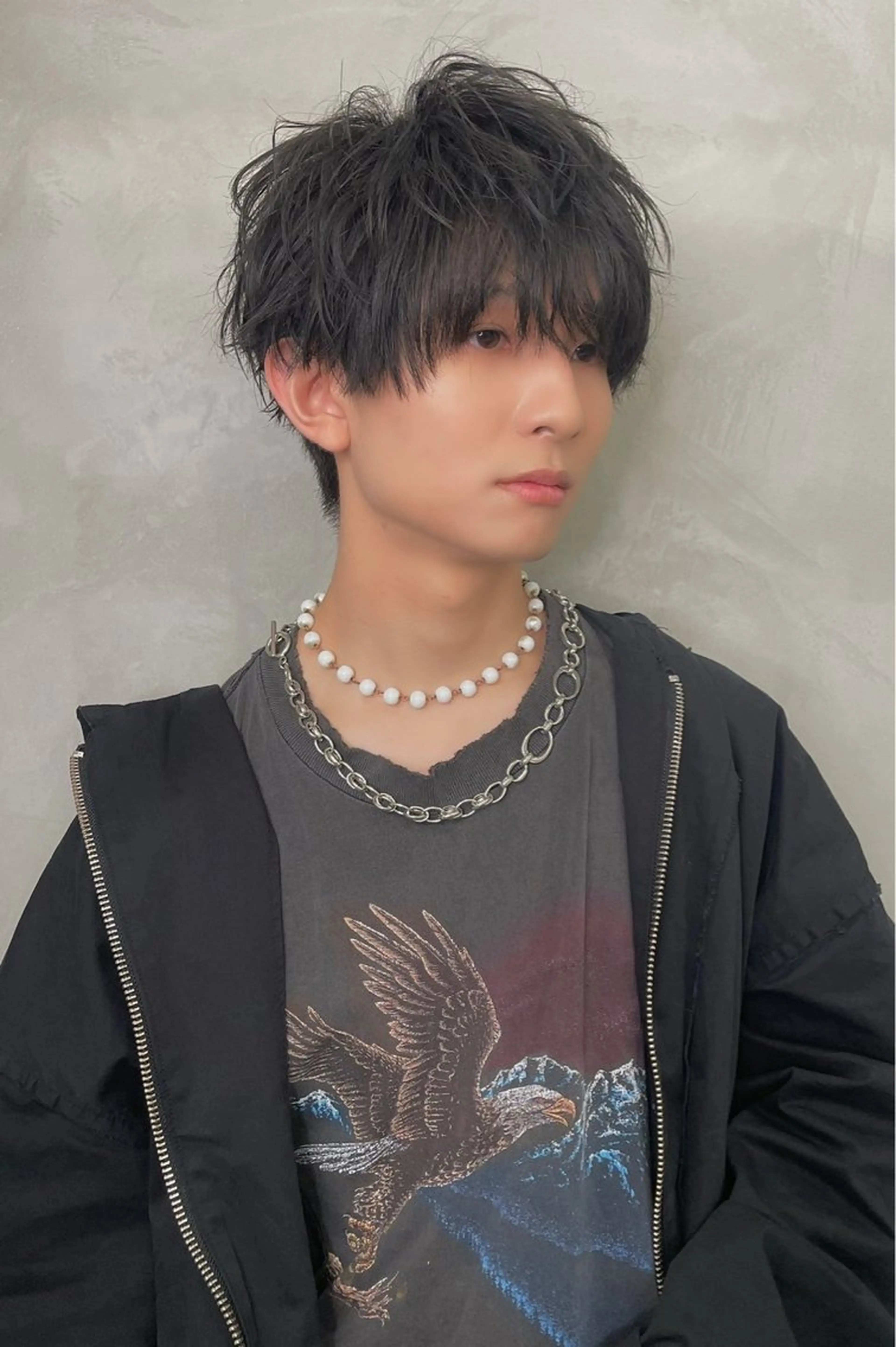 ショート メンズ ボブ/縮毛矯正/美髪 髪質改善/大和田拓夢のヘアスタイル