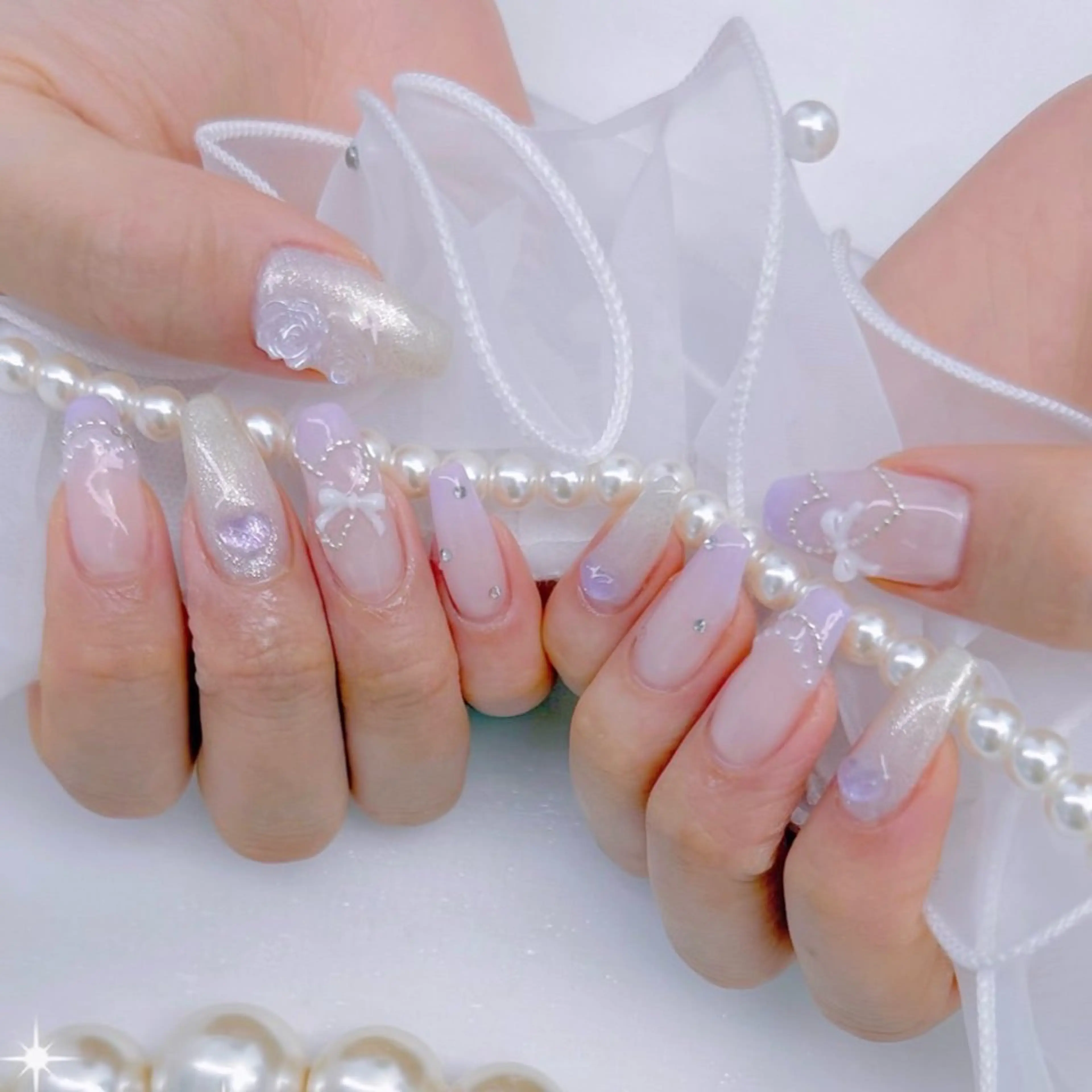 ネイル ハンドネイル Romymoon nail帆南☾ ໋のネイルデザイン