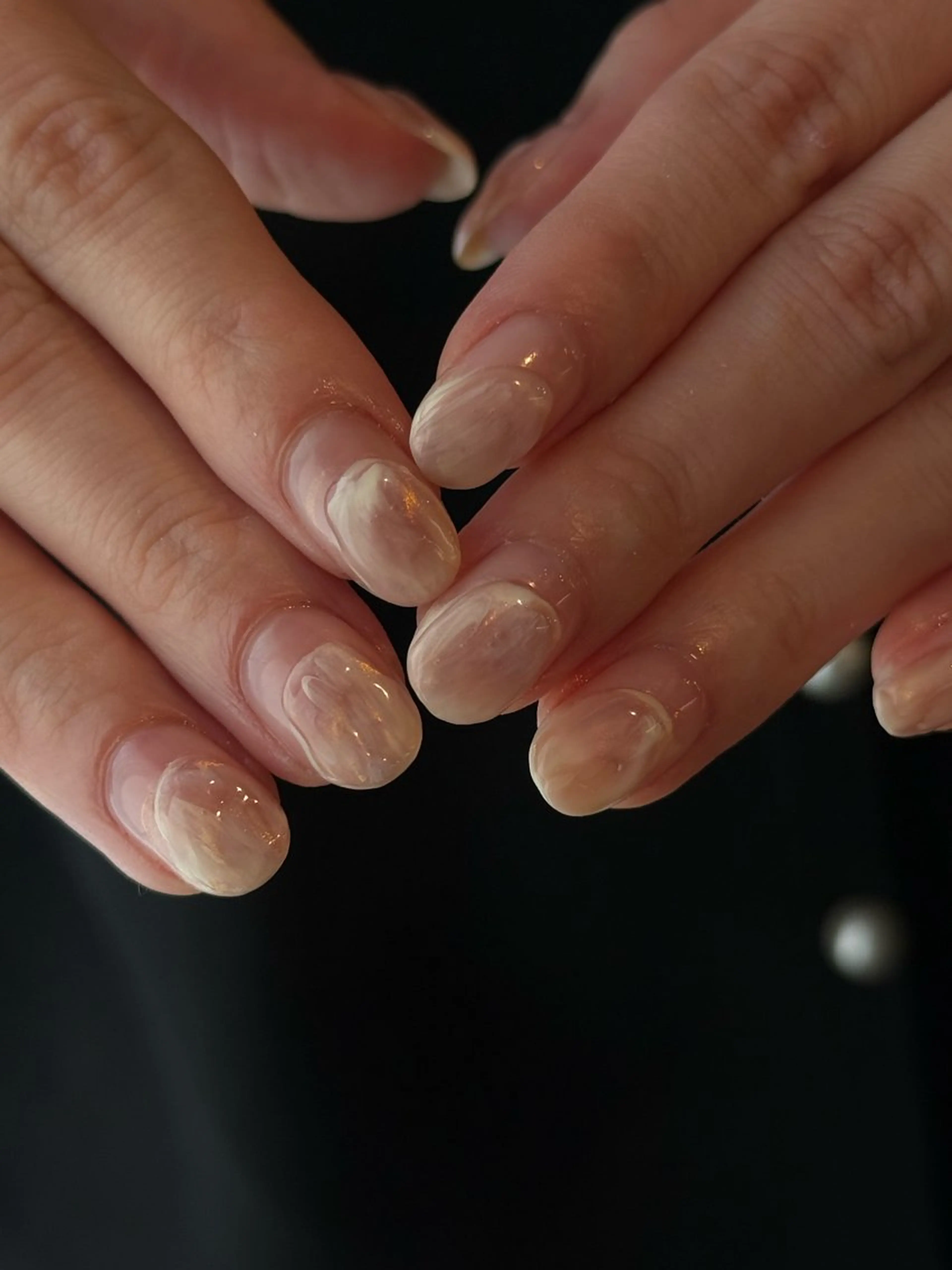 ネイル クリアネイル ニュアンスネイル オフィスネイル ハンドネイル filonnail / kotoneのネイルデザイン